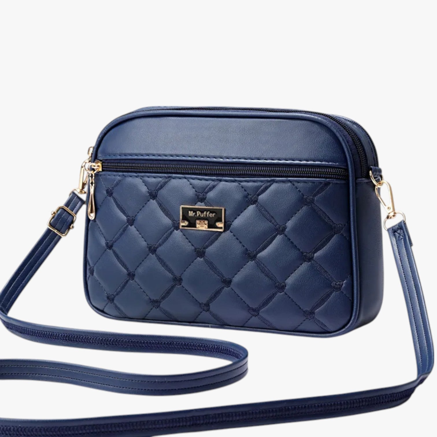 Camilla | Borsa a Spalla Donna 2025 in PU Lingge, Piccola e Versatile - Blu 26cm 8cm 18cm - bag Bags Crossbody Bags women bag women bags - Concept Palermo