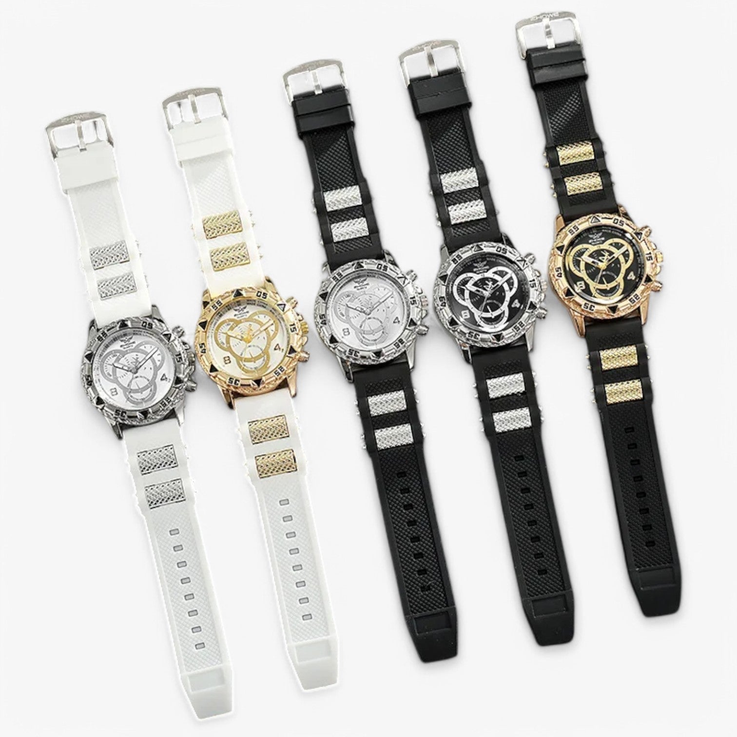 Renato | Orologio sportivo elegante con cinturino in silicone comodo - - mens accessory watch watch for men - Concept Palermo