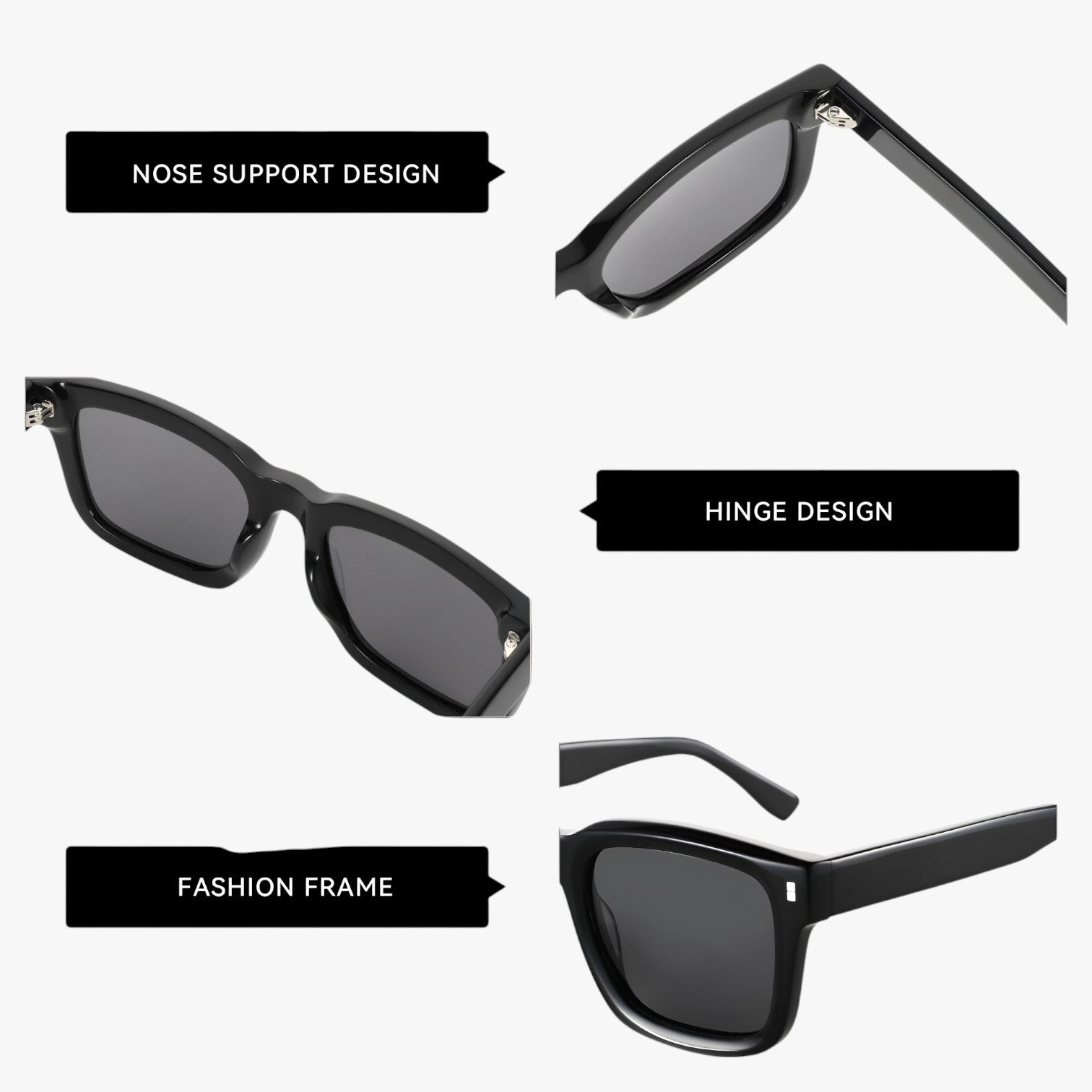 Enrique | Trend occhiali da sole in acetato polarizzati – protezione stilosa - - mens sunglasses Polarized man sunglasses Sunglasses - Concept Palermo