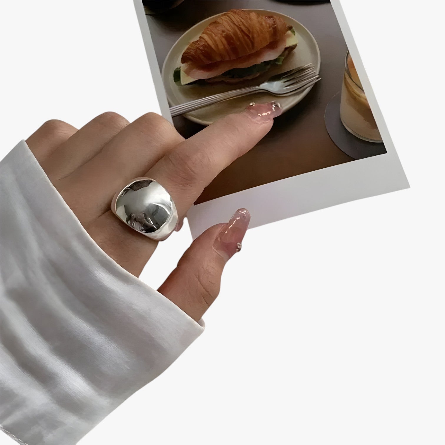 Eloise | Anello regolabile in argento – stile audace, eleganza senza sforzo - - Accessories Jewelry womens ring - Concept Palermo