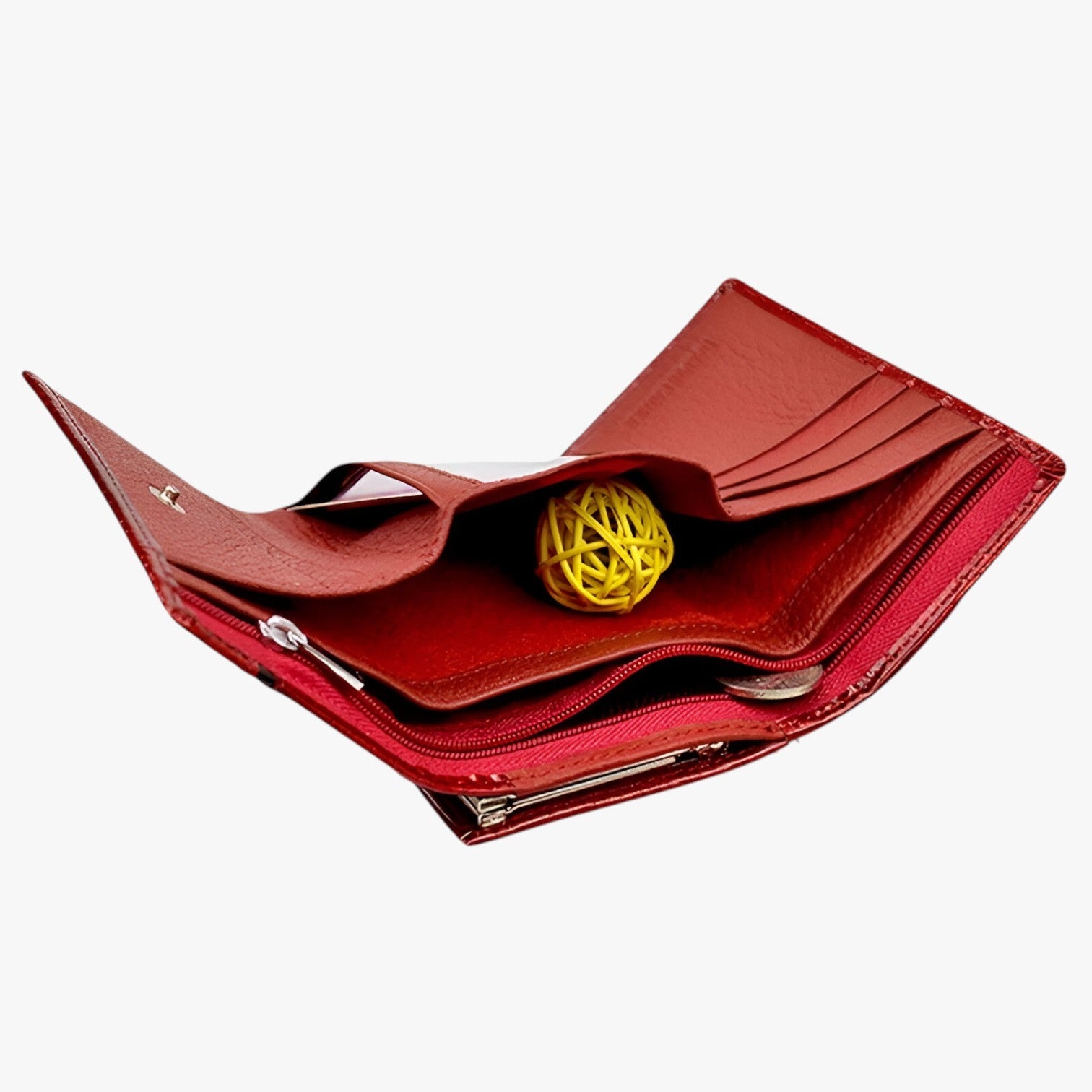 Regina | Portafoglio da donna in pelle di lusso - Elegante e pratico - - wallet womens wallet - Concept Palermo