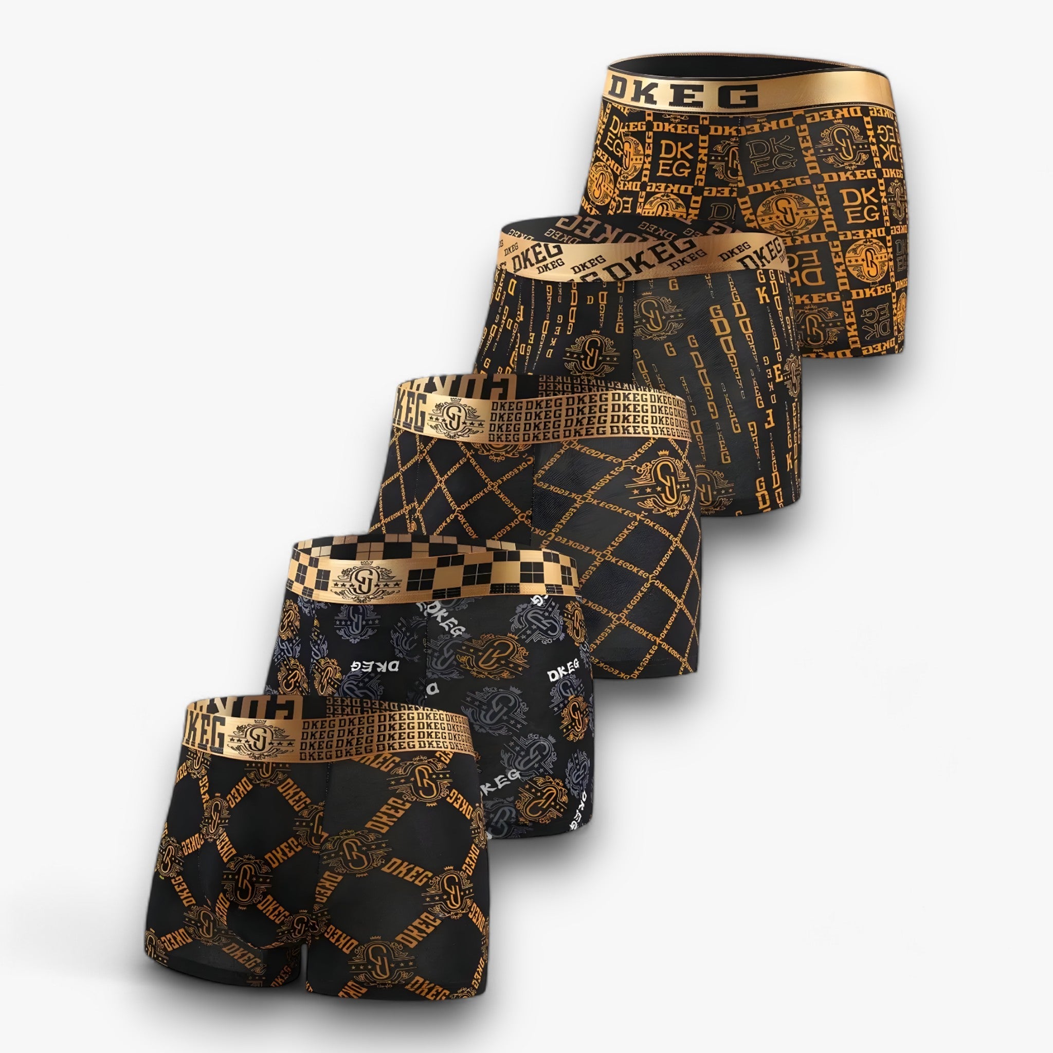 Jake | Boxer Shorts Deluxe - Cotone Traspirante - 5 pezzi - Aanbevolen-tag - Concept Palermo