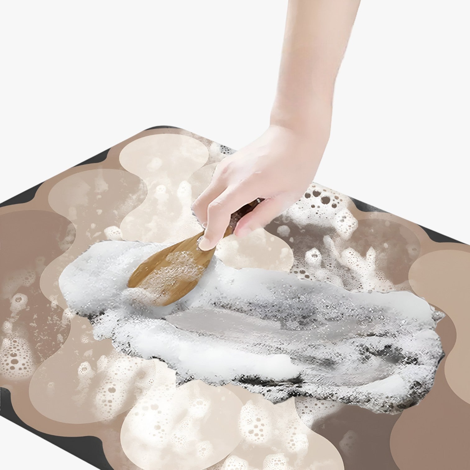 Danica | Tappetino da bagno in diatomite di lusso - Asciugatura rapida e comfort antiscivolo - - bathroom - Concept Palermo
