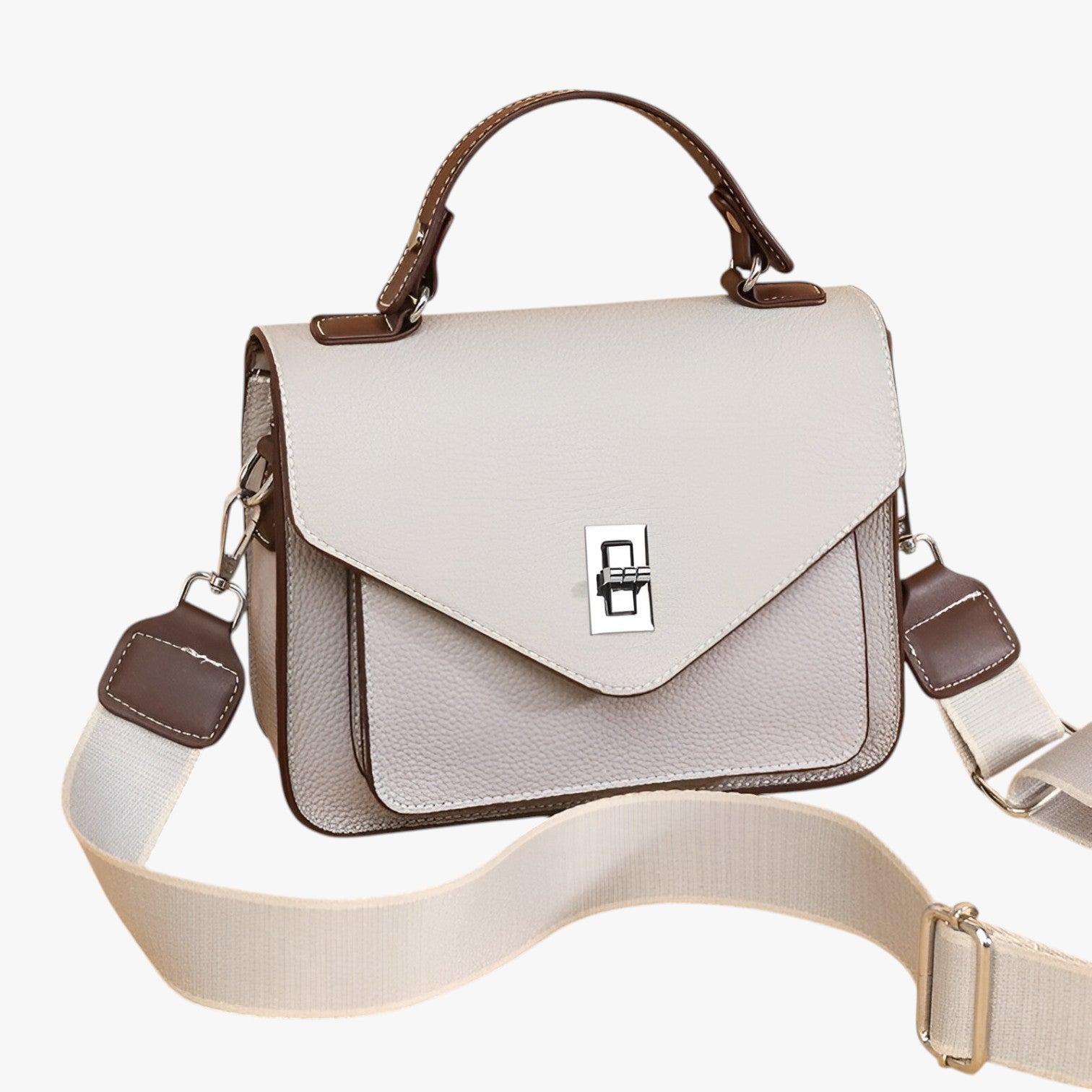 Valerie | Borsa di lusso in vera pelle - khaki - bag Bags handbags women bags Women's handbags - Concept Palermo