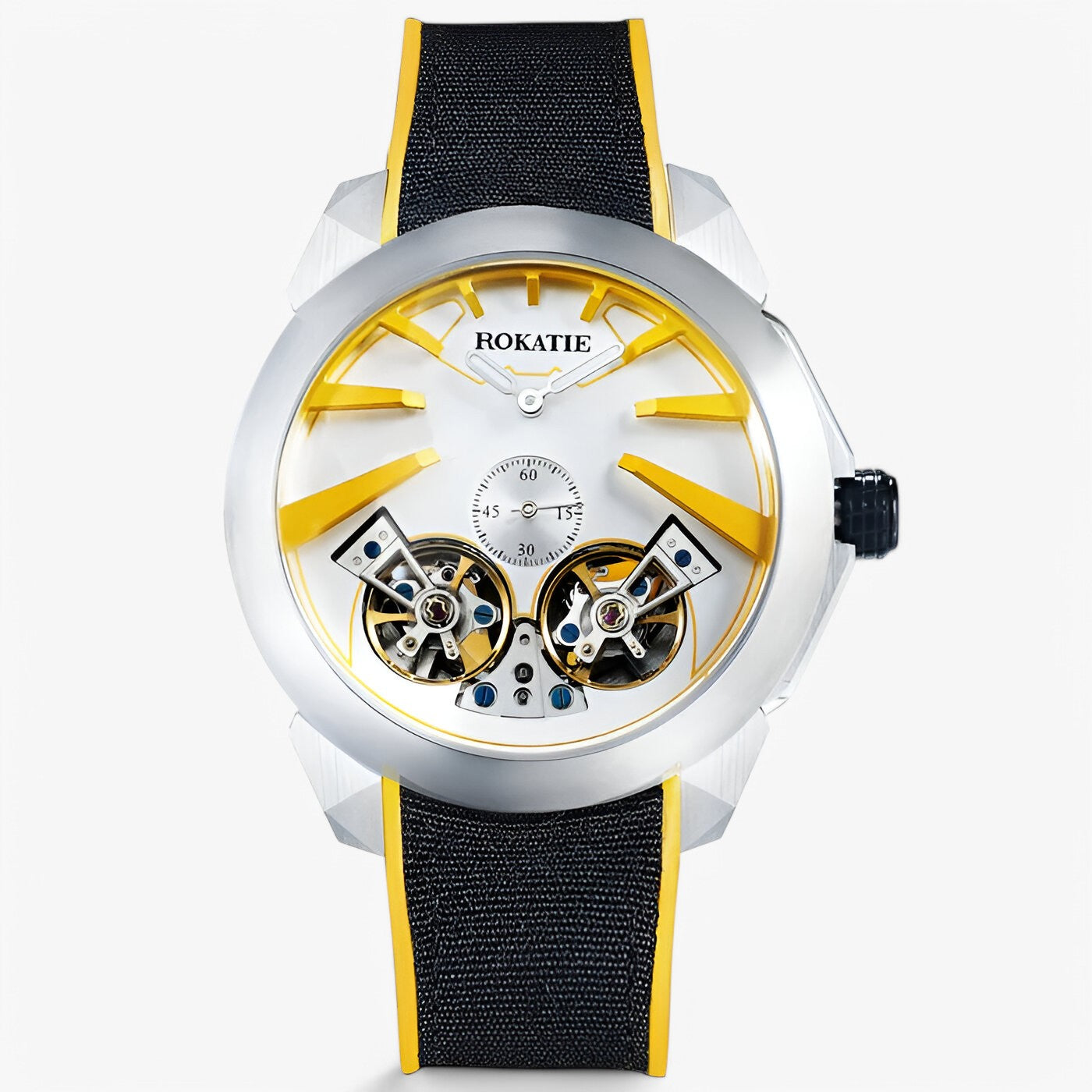 Rafael | Orologio automatico scheletrato con tourbillon - Bianco - - Concept Palermo