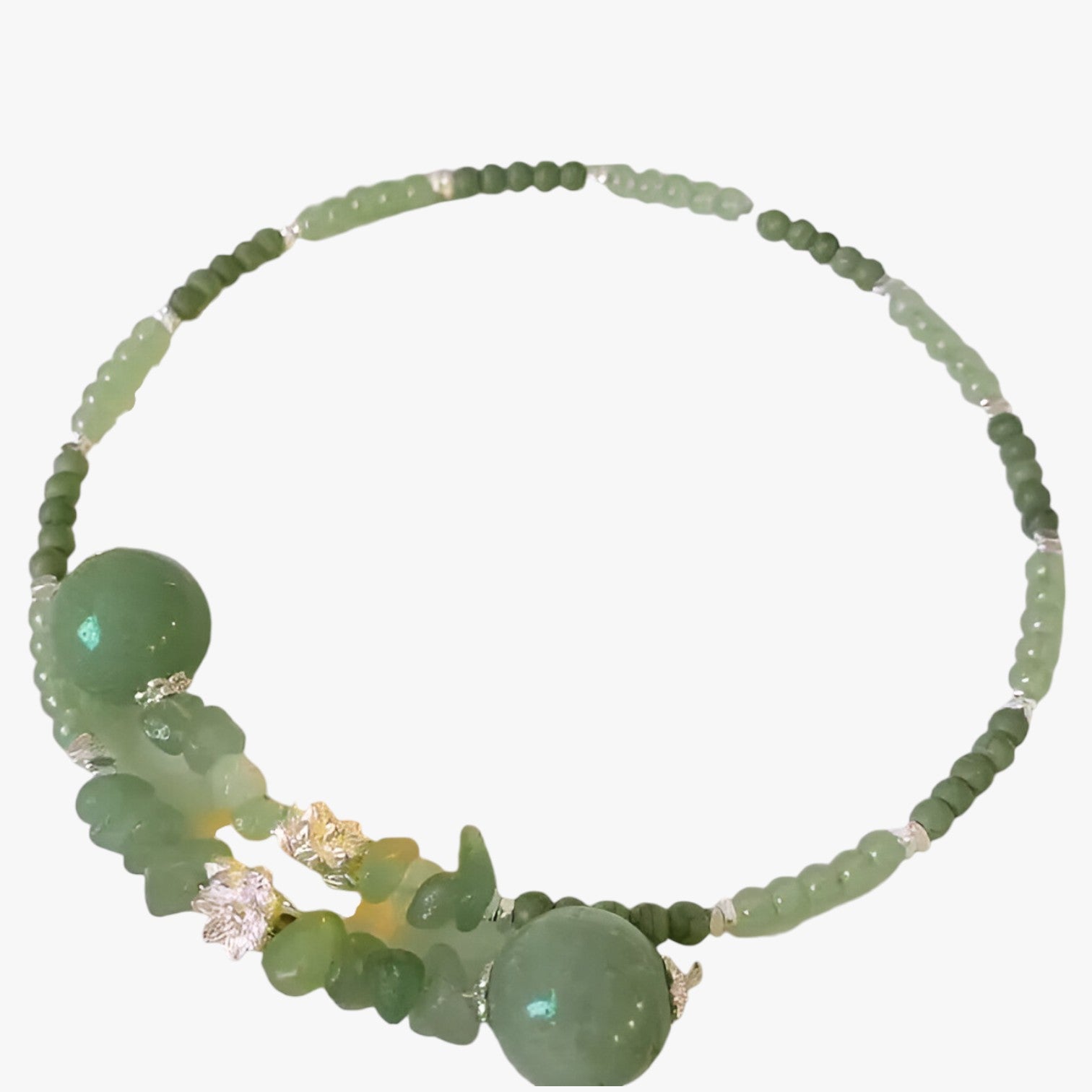 Vivian | Elegante e senza tempo: collana choker in giada orientale per un look raffinato - - elegant womens necklaces Fashion Necklaces Necklace Necklaces for Women - Concept Palermo