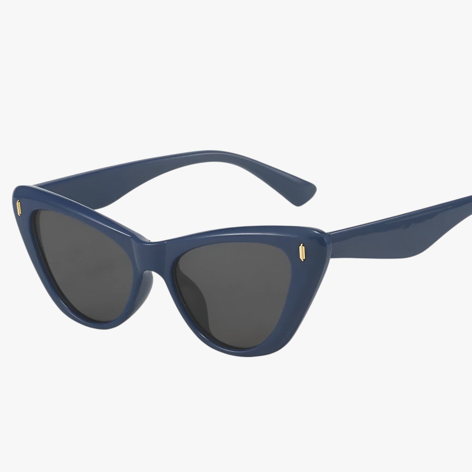 Kamila | Vintage Chic - Occhiali da sole Cat-Eye Ovali per protezione UV - Blu grigio MULTI - Fashion Sunglasses polarized sunglasses women Sunglasses - Concept Palermo