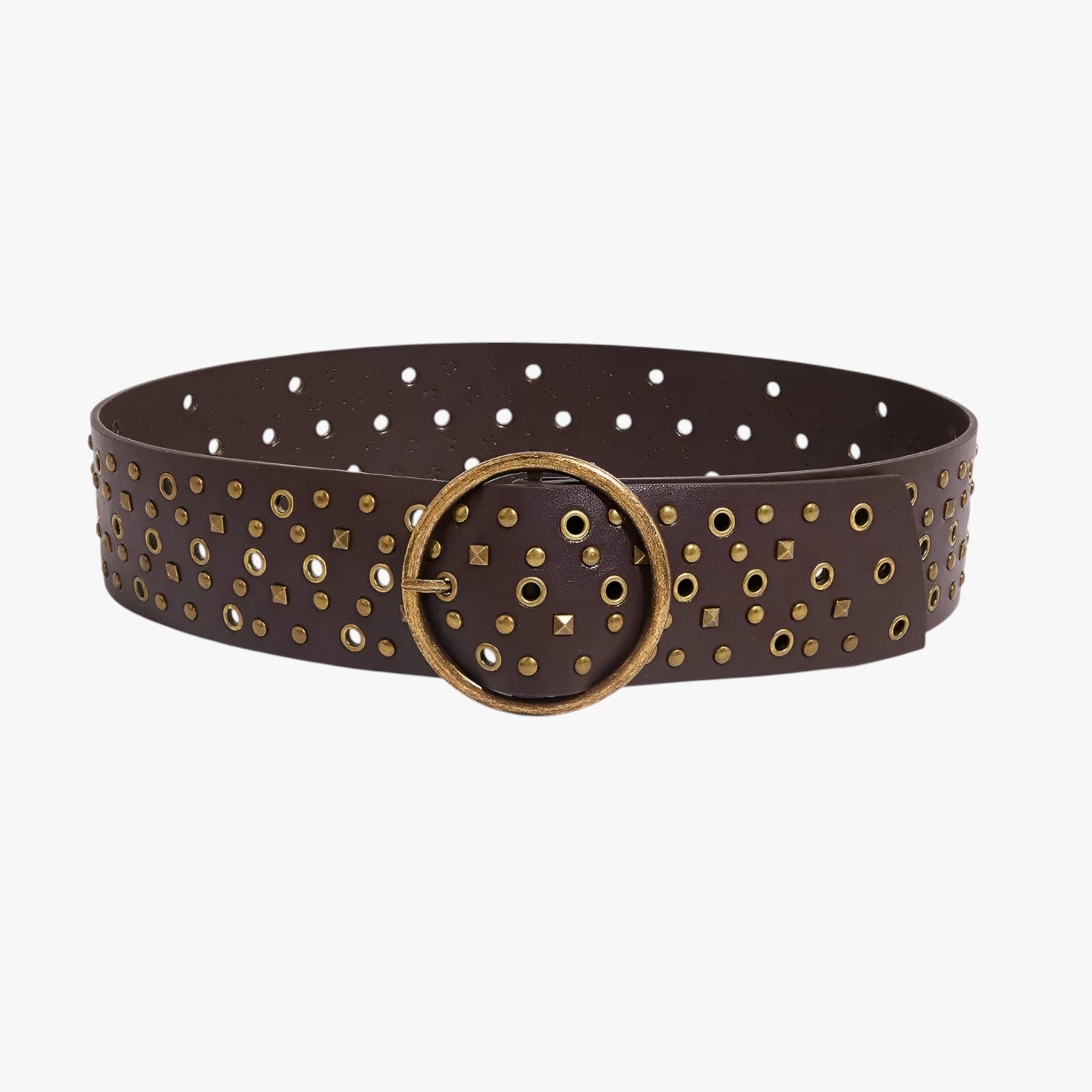 Maisy | Lussuosa cintura larga in pelle – Accento elegante per ogni outfit - Marrone 105CM - belt buckle women belts waist belt for women Womens belt - Concept Palermo