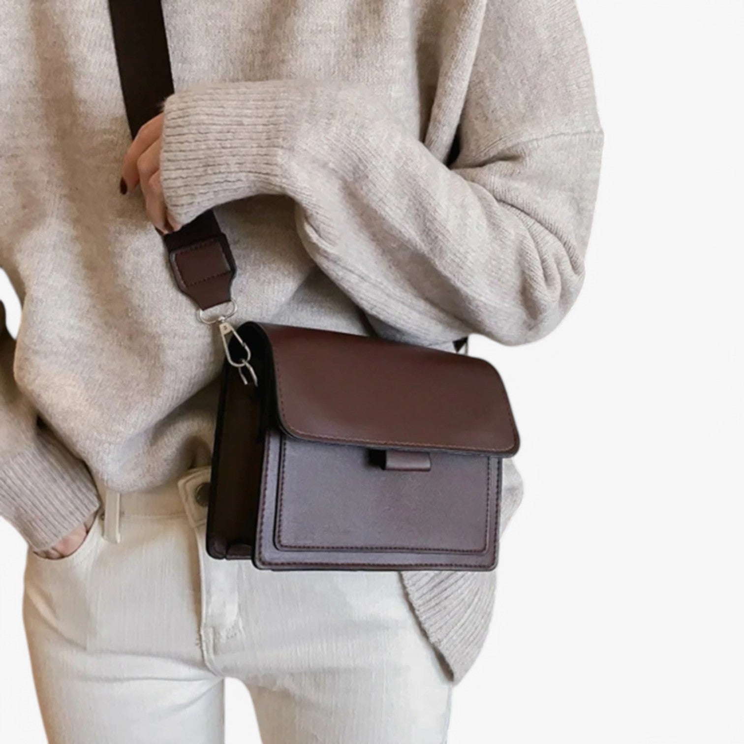 Clara | Borsa a spalla retro e spaziosa con tracolla larga - - bag Shoulder Bags women bag - Concept Palermo