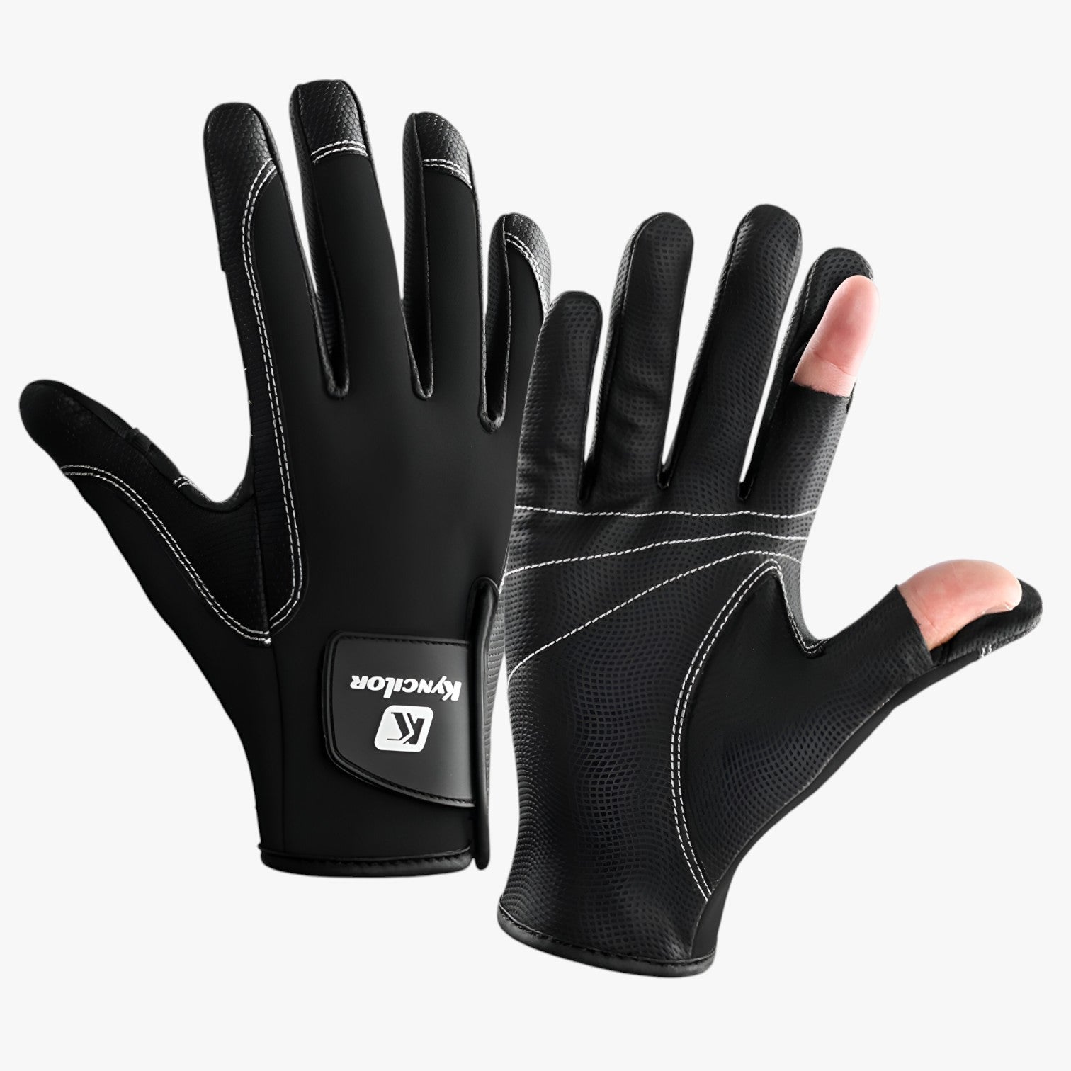 Robert | Guanti da pesca impermeabili per uomini - NUOVO NERO - gloves mens accessory - Concept Palermo