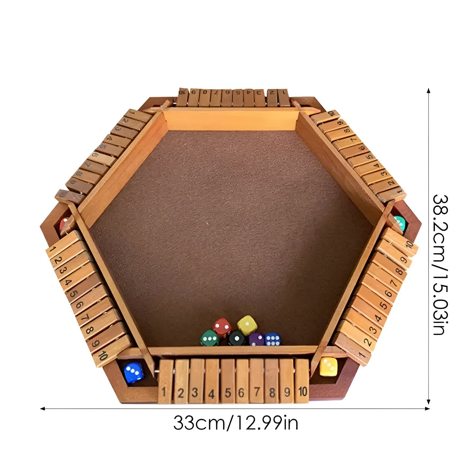 Gioco Strategico Divertente | Shut The Box - - board game kids toys toys & gifts - Concept Palermo
