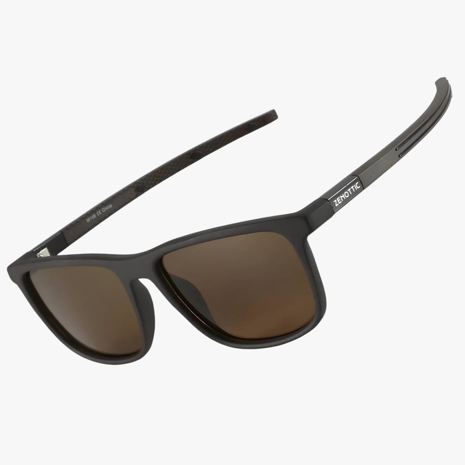 Landyn | Occhiali da sole quadrati polarizzati – protezione UV leggera - Lente marrone ZNOTTIC - mens sunglasses Sunglasses - Concept Palermo