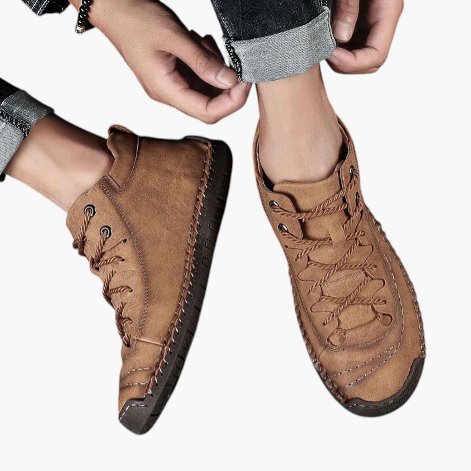 Tanner | Scarpe casual da uomo in pelle cucite a mano: comfort a ogni passo - - Boots & Shoes Men's Shoes shoes - Concept Palermo