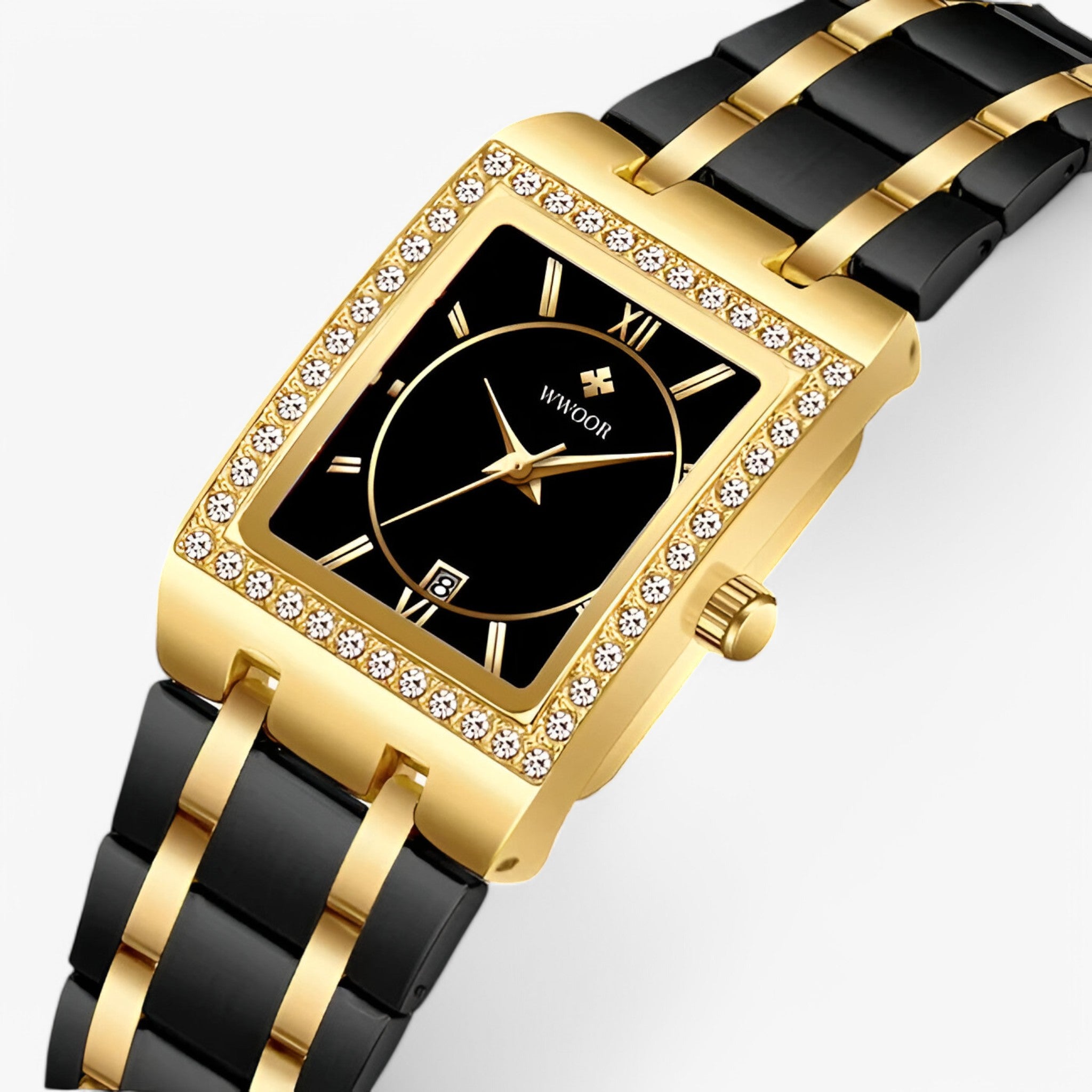 Celeste | Orologio da Donna con Diamanti Quadrati - - watch for women women watch - Concept Palermo