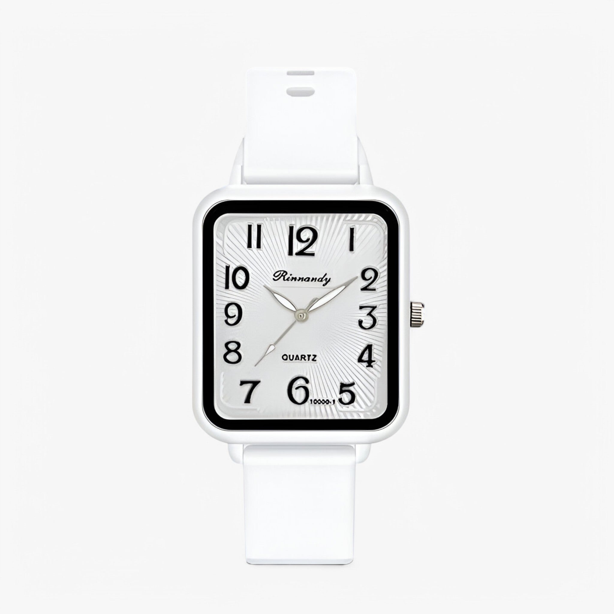 Clara | Orologio Digitale Rettangolare con Cinturino in Silicone - bianca - - Concept Palermo