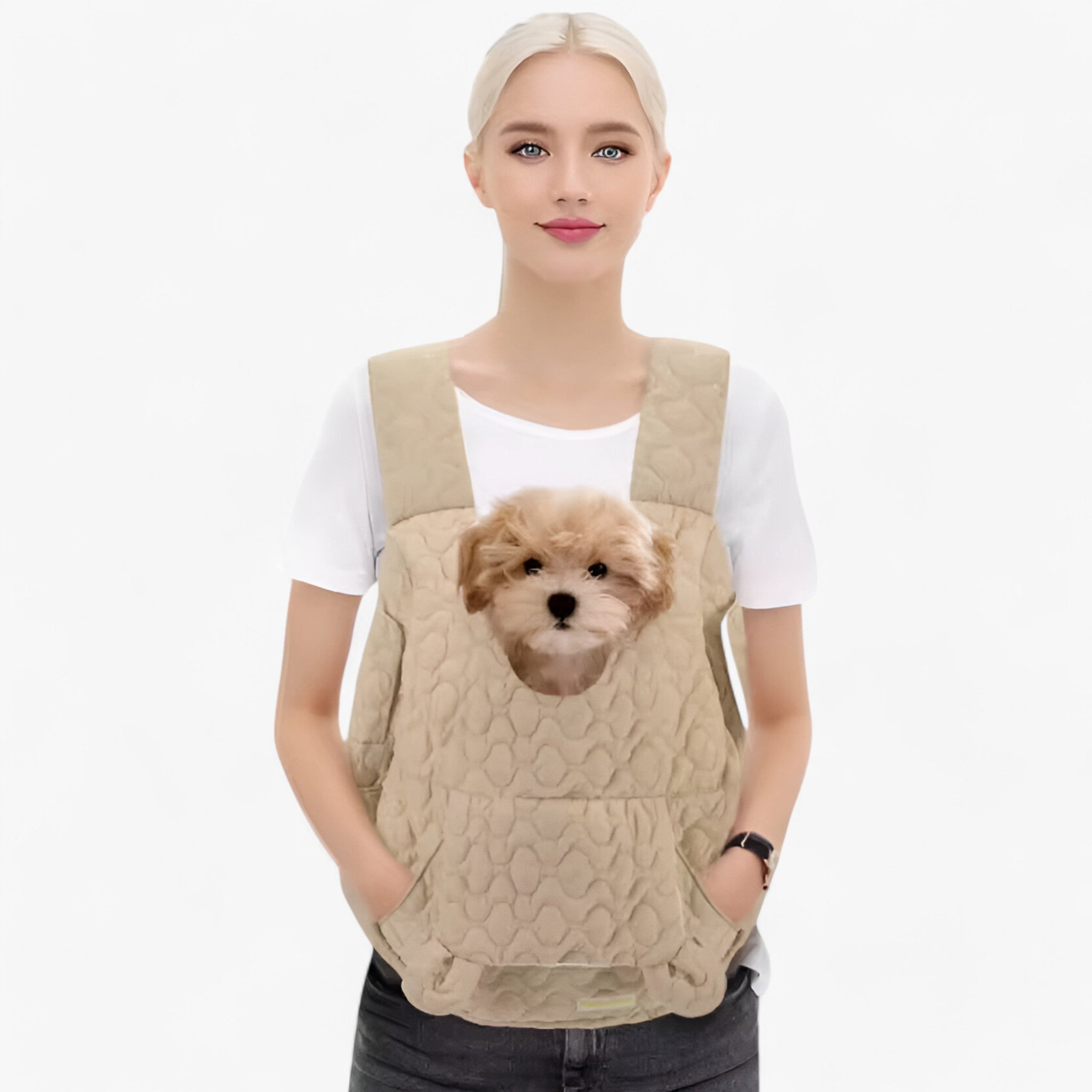 PetVoyager | Borsa da Trasporto Extra Spaziosa – Confortevole, Impermeabile e Resistente al Vento - kaki M - - Concept Palermo