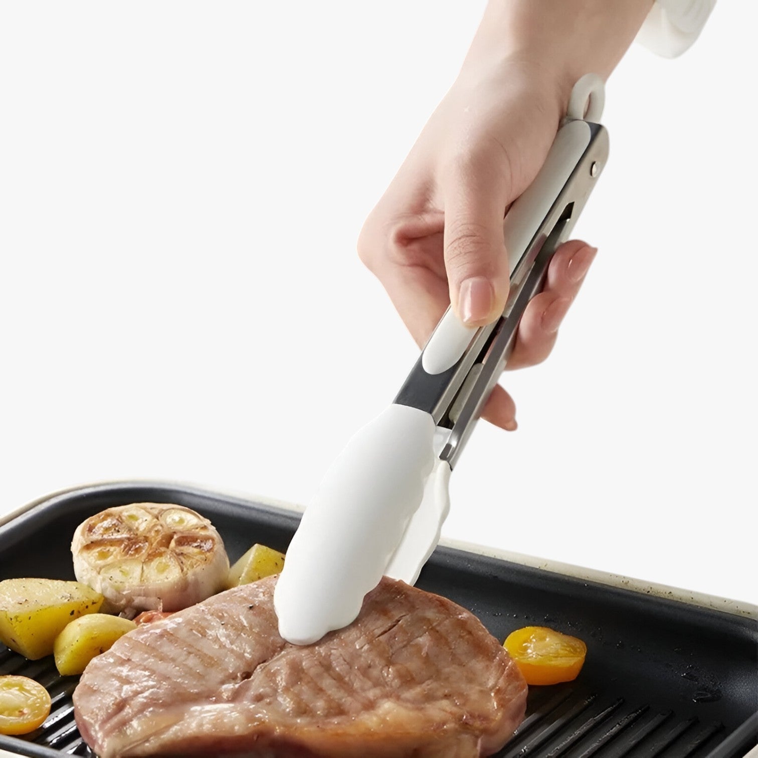 Levente | Pinza BBQ resistente al calore – Grip antigraffio - - Kitchen kitchen accessory kitchen tools - Concept Palermo