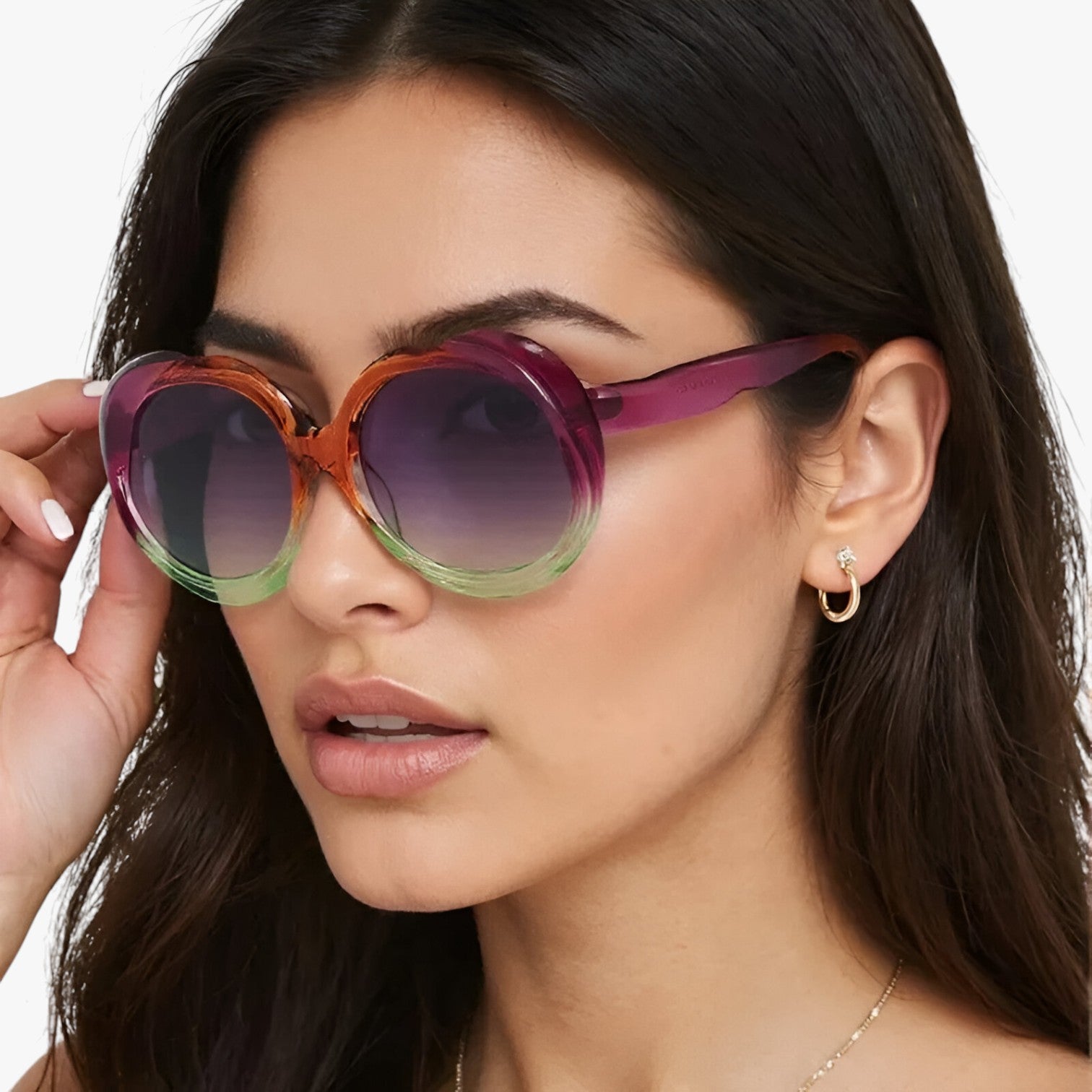 Camila | Occhiali da sole ovali in metallo UV400 - - Fashion Sunglasses sun glasses Sunglasses womens sun glasses - Concept Palermo