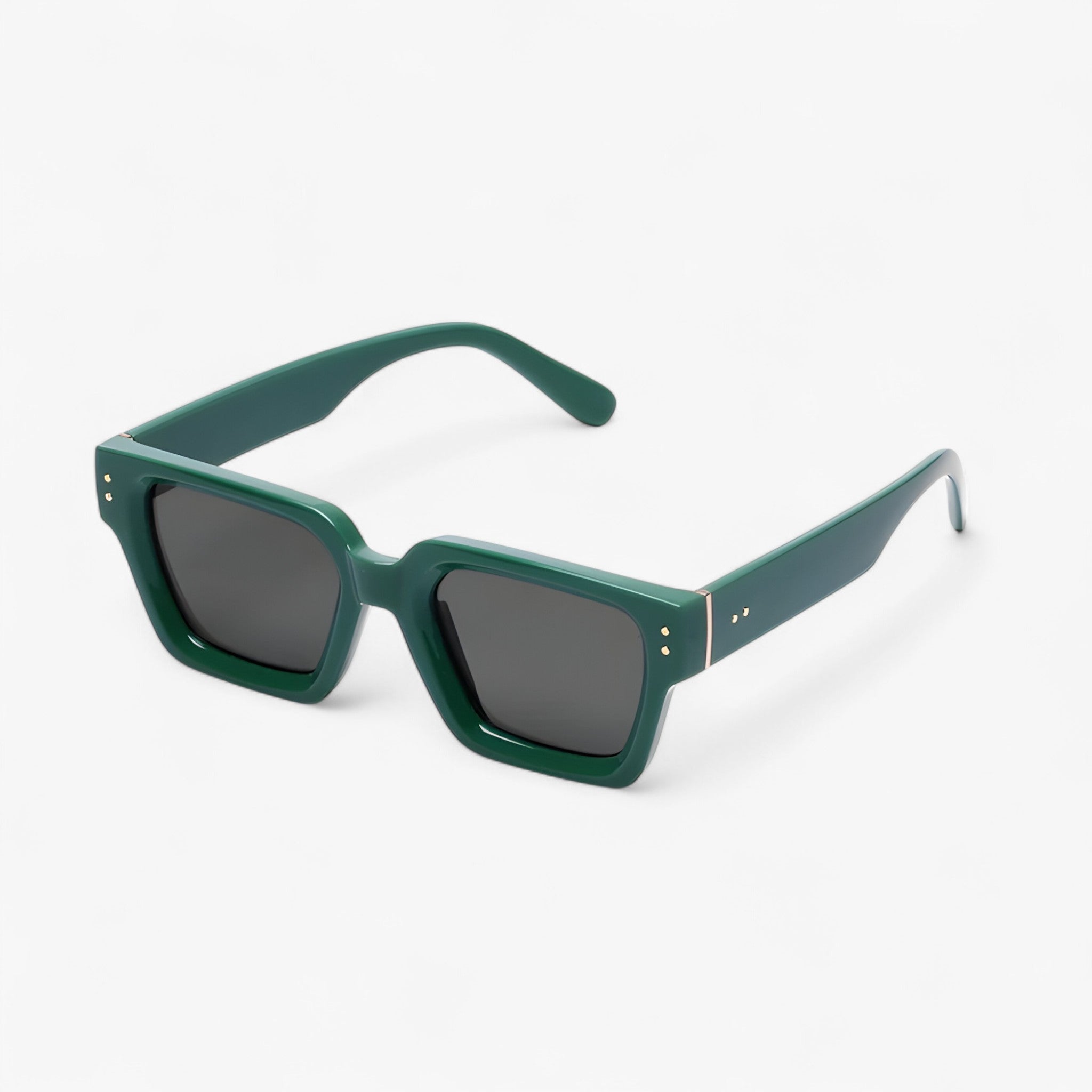 Alaric | Occhiali da sole neri quadrati di lusso unisex firmati - 1-Verde scuro - men sunglasses polarized mens sunglasses Polarized man sunglasses Sunglasses sunglasses polarized men - Concept Palermo