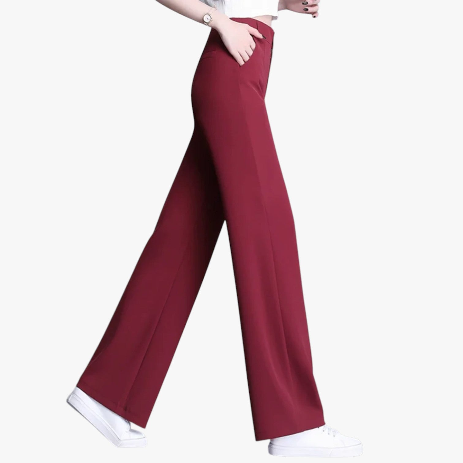 Regine | Pantaloni bianchi oversize - Eleganza e comfort dalla L alla 6XL - - pants pants for women women pants - Concept Palermo