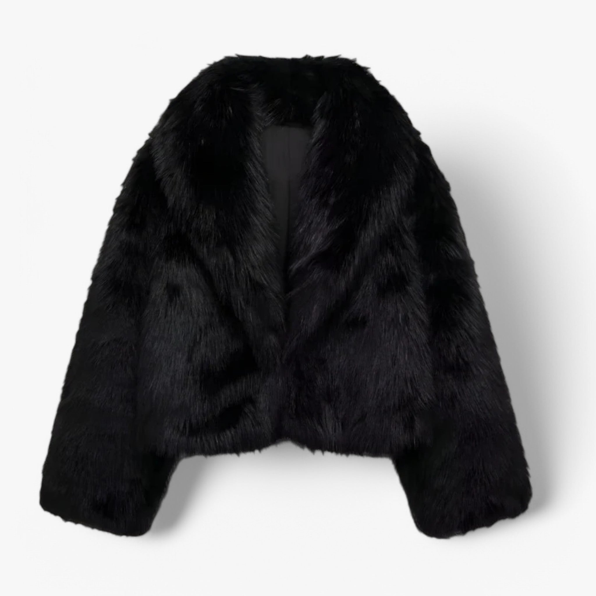 Lenna | Cappotto in pelliccia sintetica - Nero - - Concept Palermo