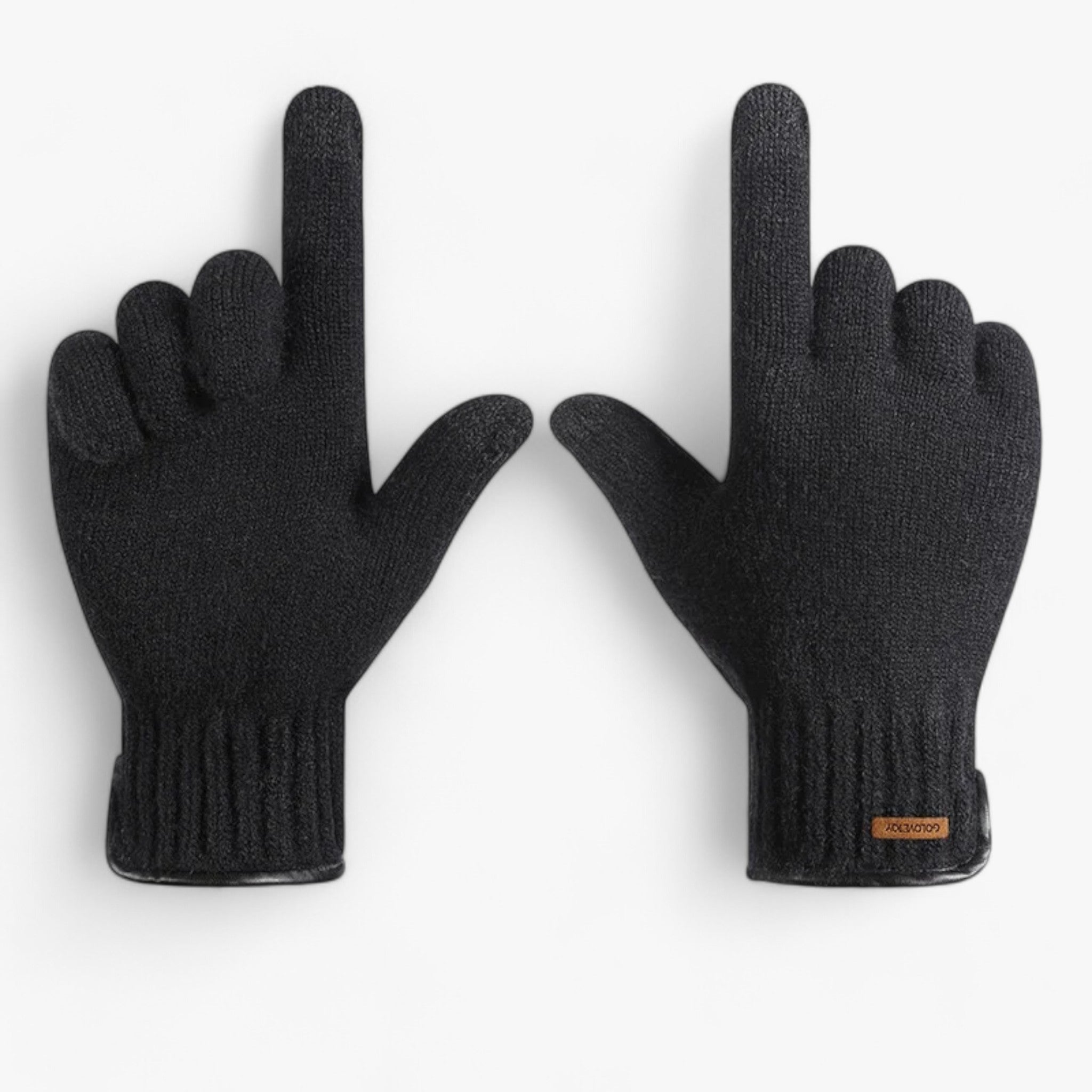 Lacus | Guanti invernali per uomini - Comfort elegante e caldo - 001Nero Una taglia - - Concept Palermo