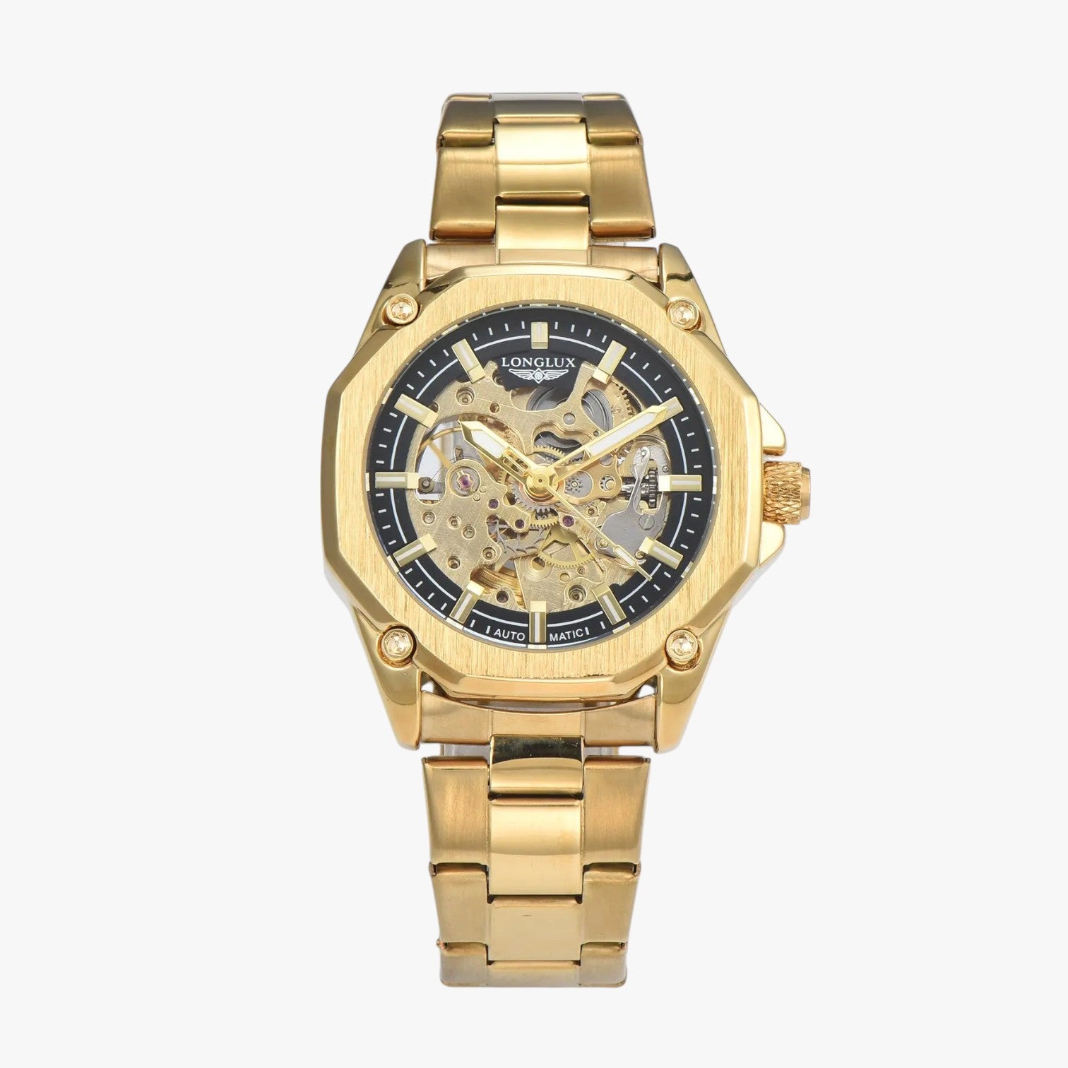 Niko | Orologio automatico scheletrato sportivo - Nero Dorato - watch watch for men watches WATCHES FOR MEN - Concept Palermo