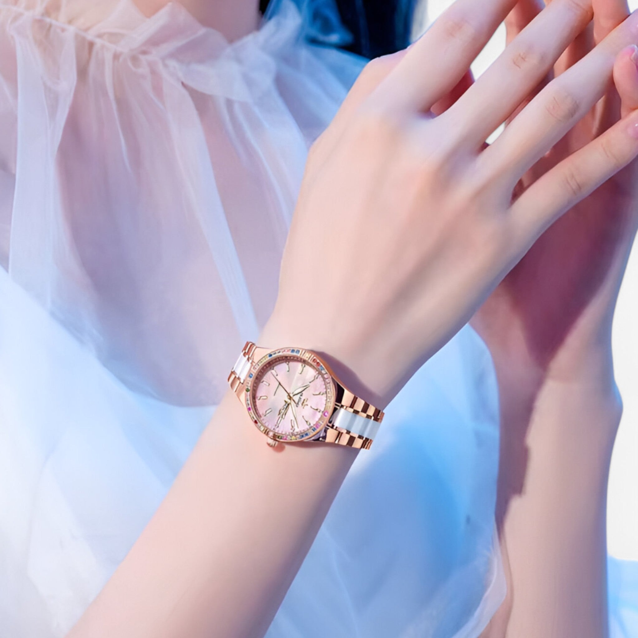 Amara | Orologio automatico da donna di lusso con movimento meccanico - - female watch watch for women - Concept Palermo
