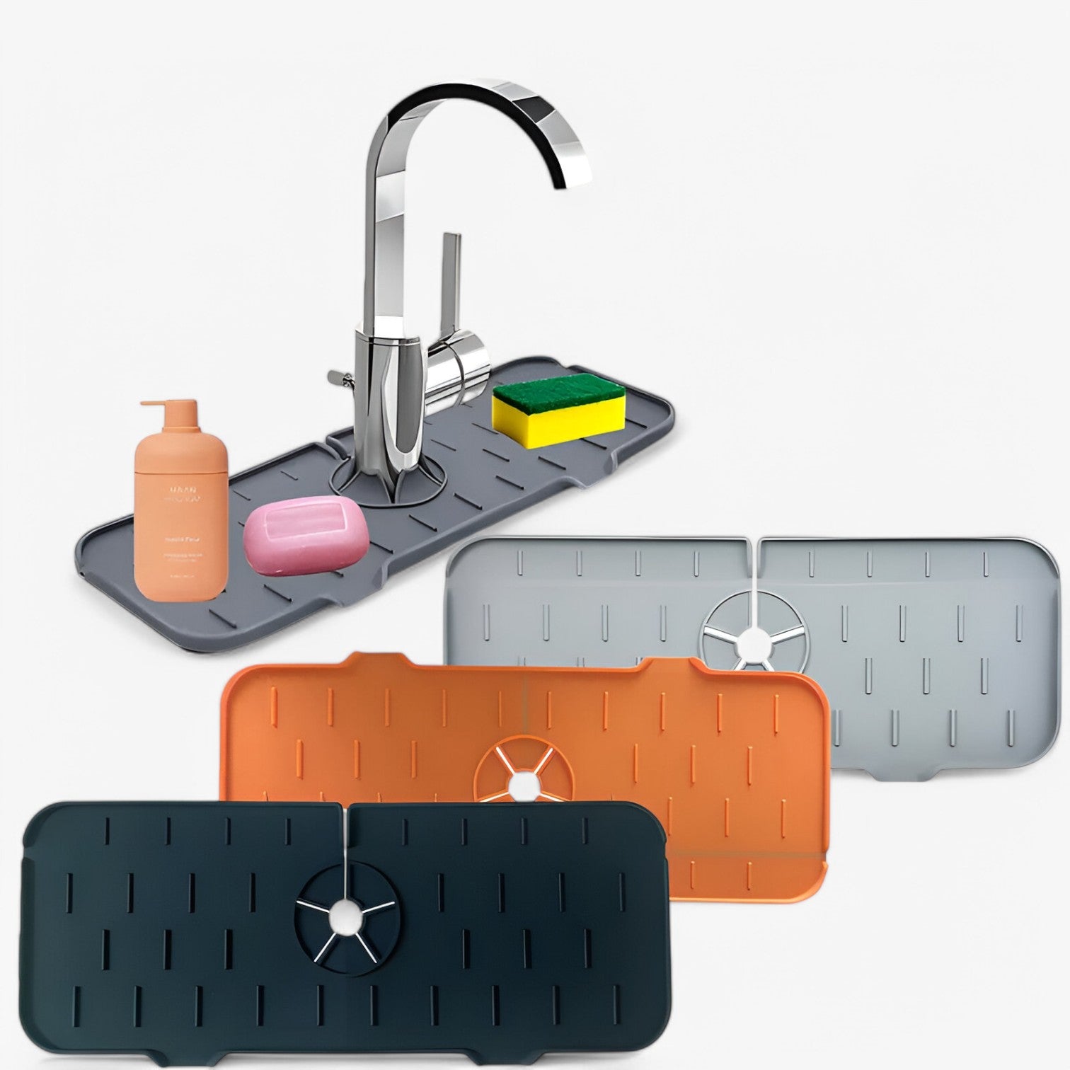 Luella | Pad assorbente in silicone per rubinetto – asciugatura senza macchie per il piano di lavoro - - Kitchen kitchen accessory - Concept Palermo