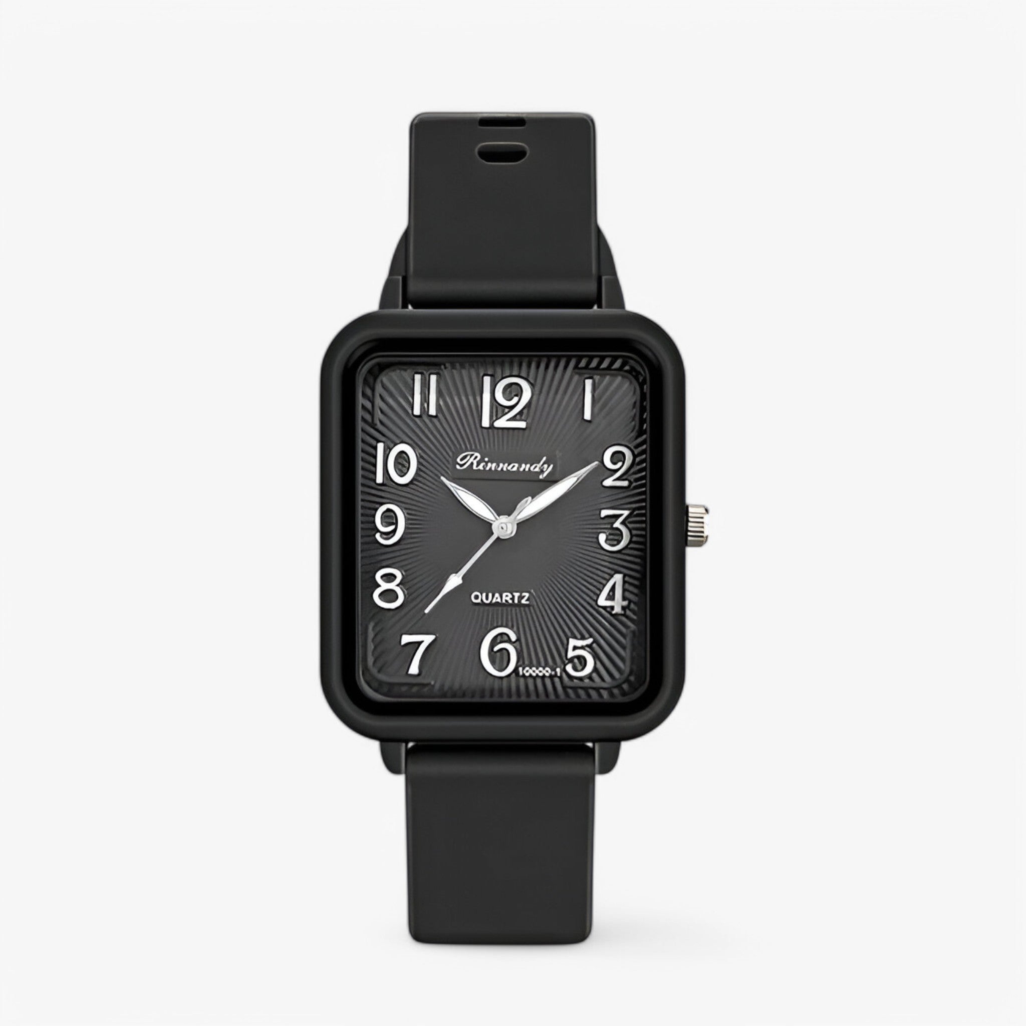 Clara | Orologio Digitale Rettangolare con Cinturino in Silicone - nero - - Concept Palermo