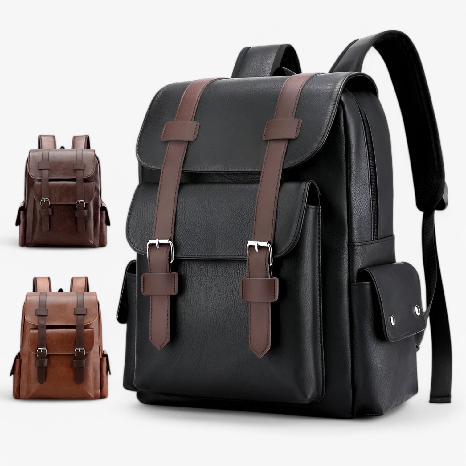 Mikael | Zaino elegante in PU - Spazioso e comodo - - Backpacks Bags mens bag - Concept Palermo