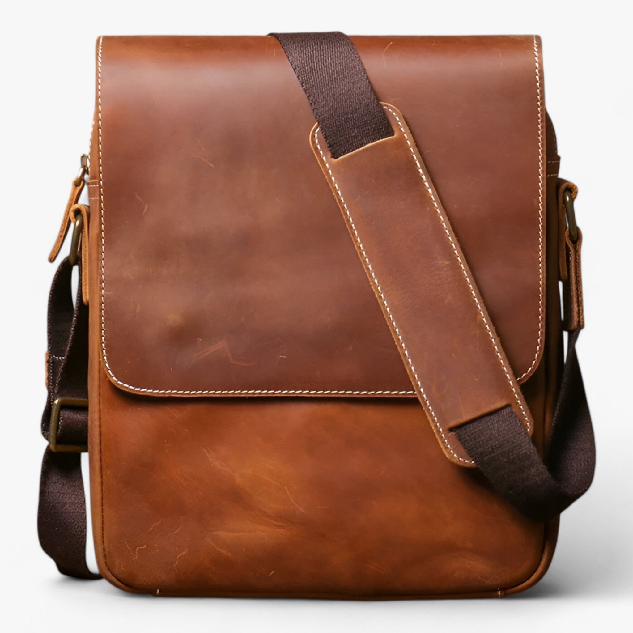 Owen | Borsa a spalla - Compatta ed elegante - Marrone - - Concept Palermo