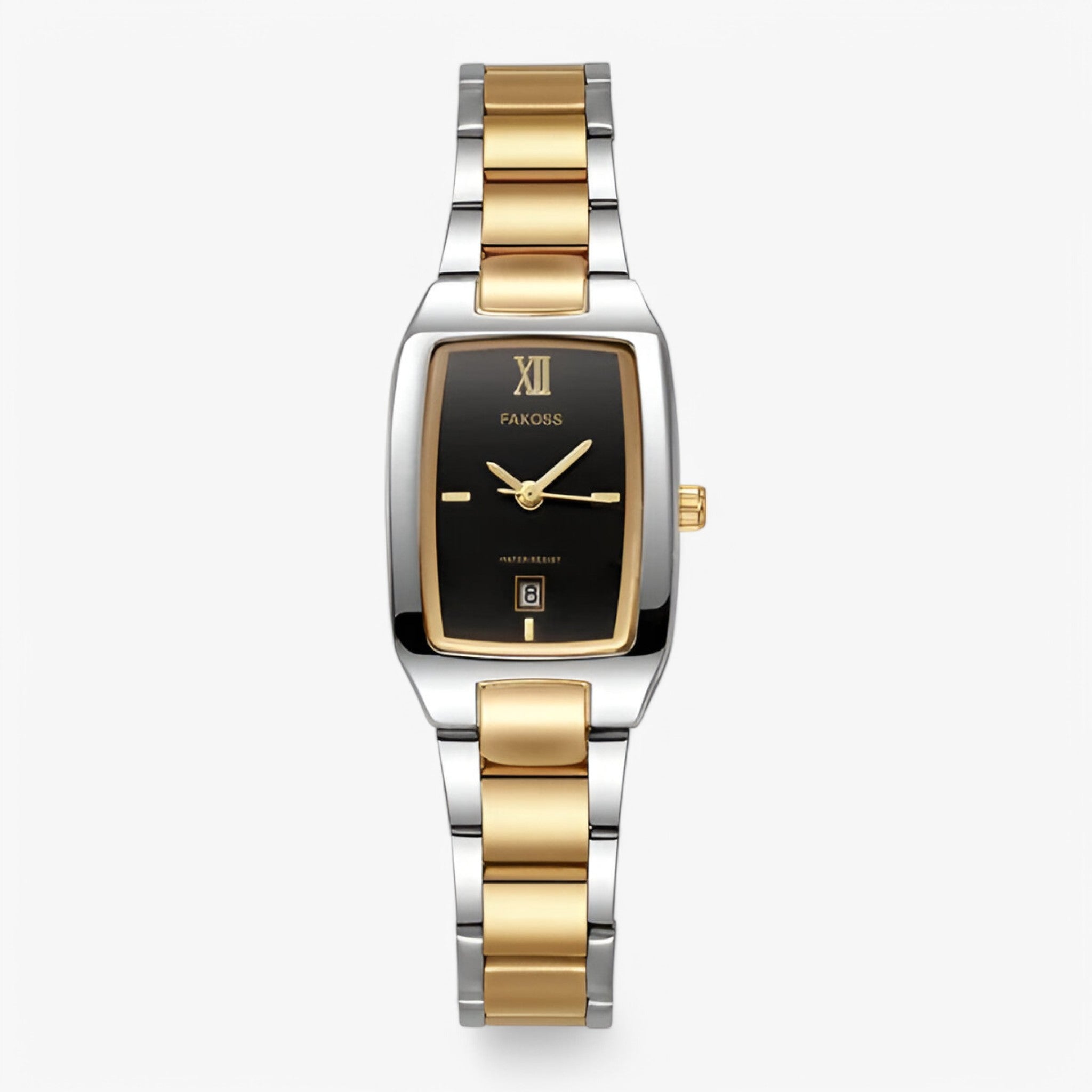 Ruth | Orologio da donna elegante al quarzo con quadrante quadrato - bianca oro nera - women watch - Concept Palermo