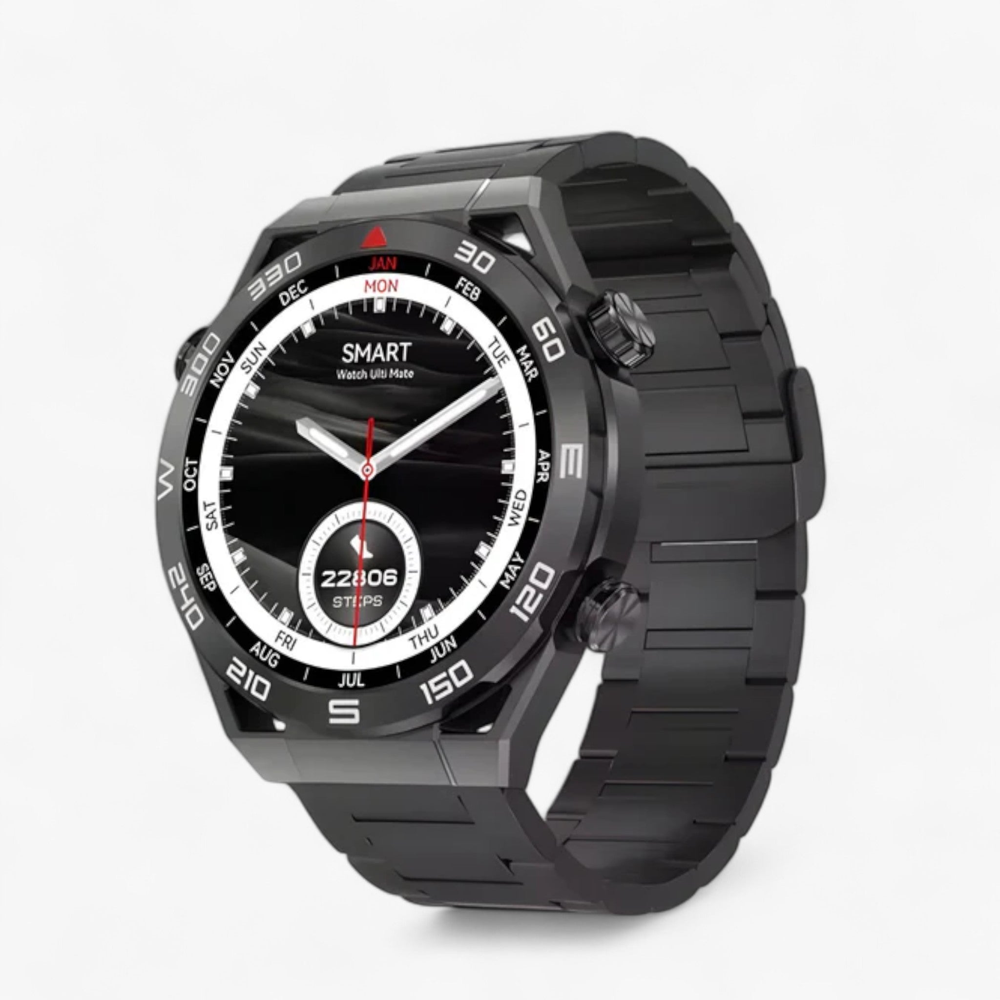 DT Ultra Mate | Smartwatch - GPS e NFC per Uomini con Chiamate Bluetooth e ECG - Metallo nero - Smart Watches watches wistwatches - Concept Palermo