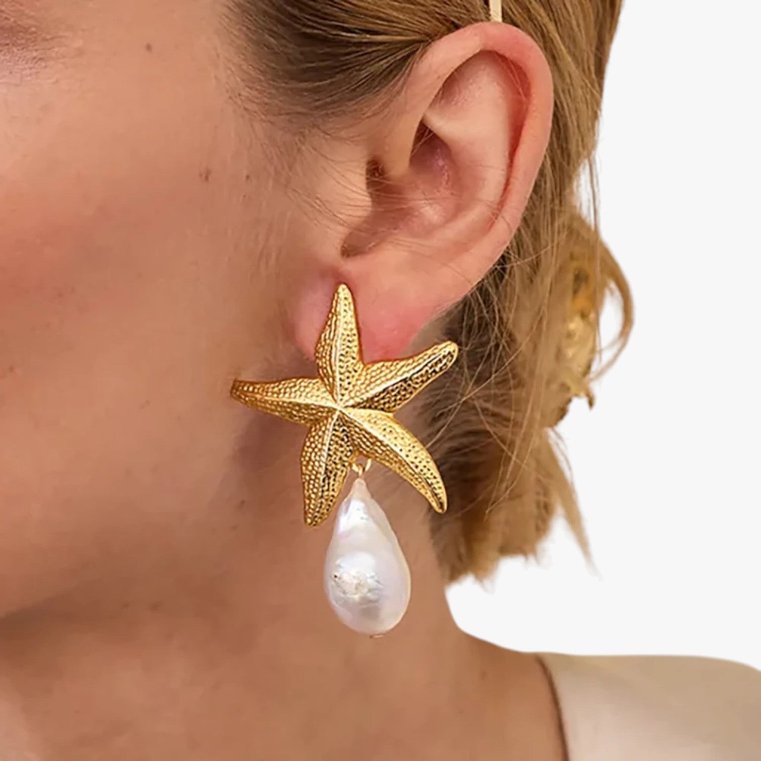 Xyla | Orecchini a forma di stella marina alla moda per un'atmosfera estiva - - EARRINGS Earrings for Women Girls New Fashion Earrings womens earring - Concept Palermo