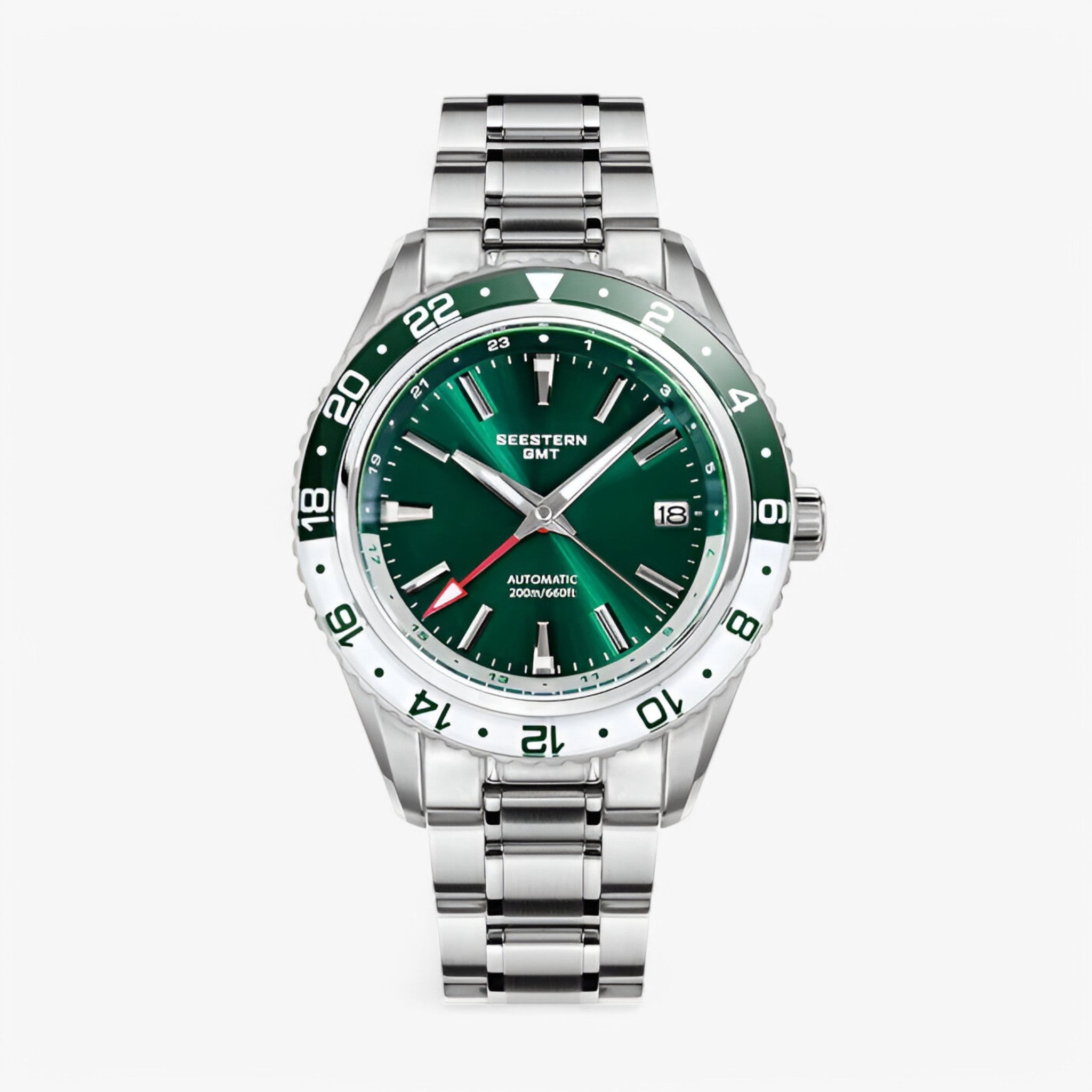 Ethan | Orologio GMT Automatico da Ufficio - Verde - - Concept Palermo