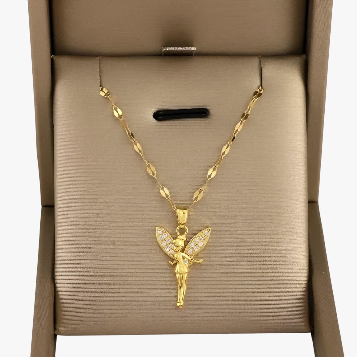 Lilly | Collana fiabesca con fiore e fata - - elegant womens necklaces necklace NECKLACES Necklaces for Women - Concept Palermo