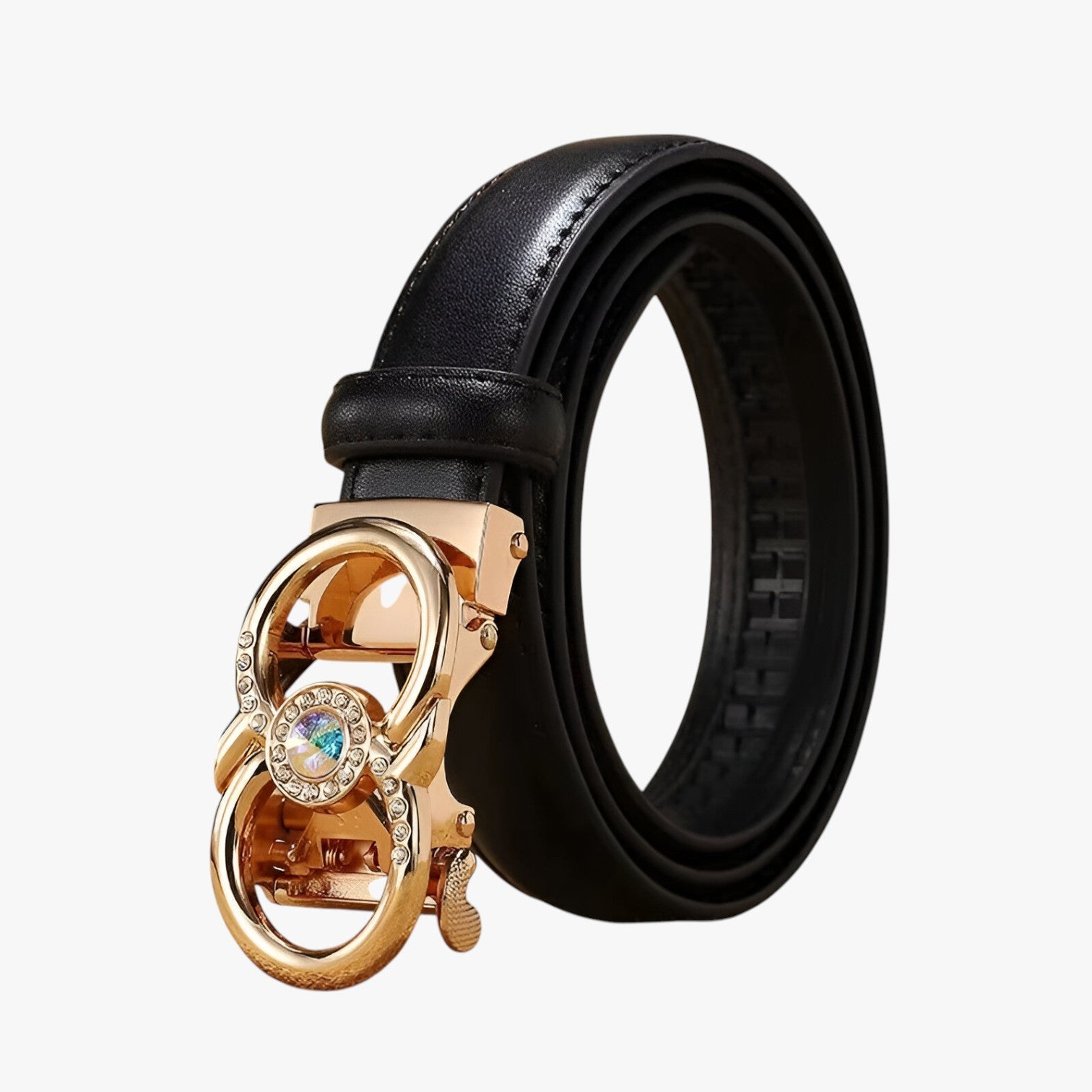 Lottie | Cintura in pelle di lusso per donne – elegante e perfetta vestibilità - C-nero-1 - belt buckle women belts waist belt for women Womens belt - Concept Palermo
