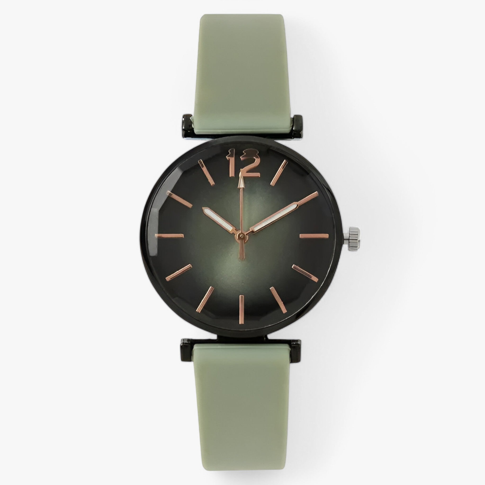 Lena | Orologio sportivo casual con cinturino in silicone - Verde - female watch watch for women - Concept Palermo