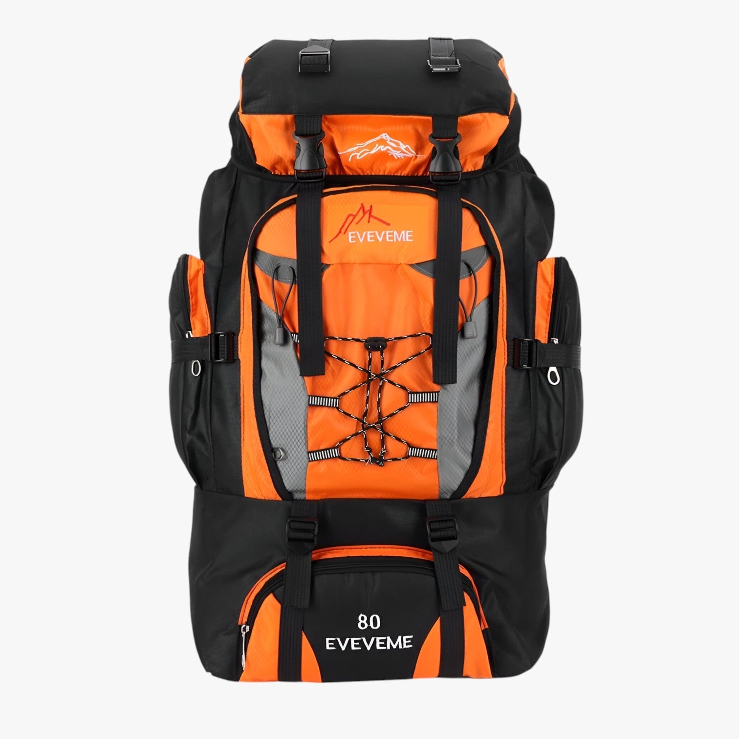 Vance | Zaino da trekking impermeabile – Spazioso, durevole e pronto per l'avventura - Arancione 80L - Backpacks Bags mens bag - Concept Palermo