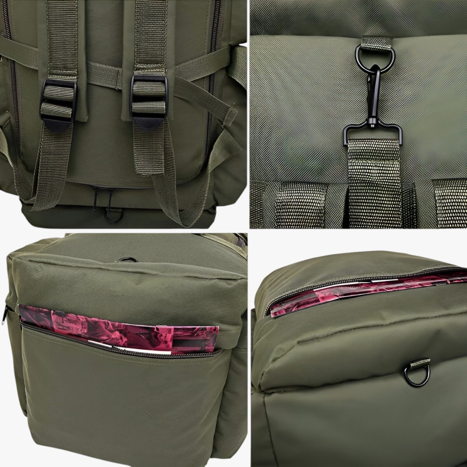 Ivo | Robust 100L borsa da viaggio – Spazio ideale per ogni avventura - - Backpacks bag mens bag - Concept Palermo