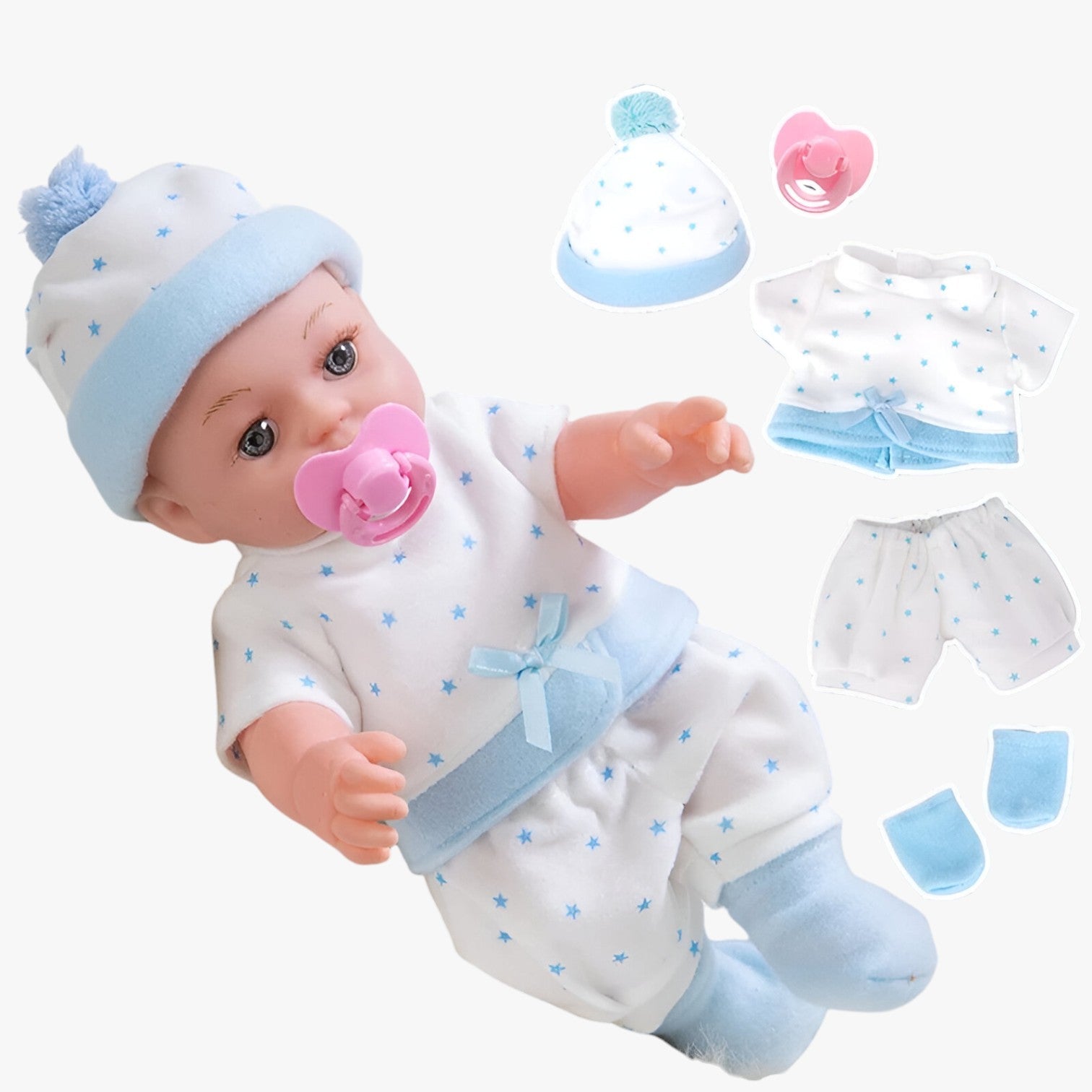Lily | Bambola Reborn Realistica – Morbida e Fatta a Mano - Blu - toys toys & gifts toys for kids - Concept Palermo