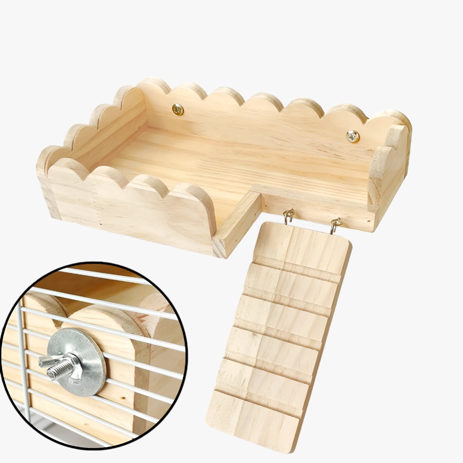Jorge | Klim- e divertimento primaverile Piattaforma in legno per criceti attivi - - pet pet accessories petproduct - Concept Palermo