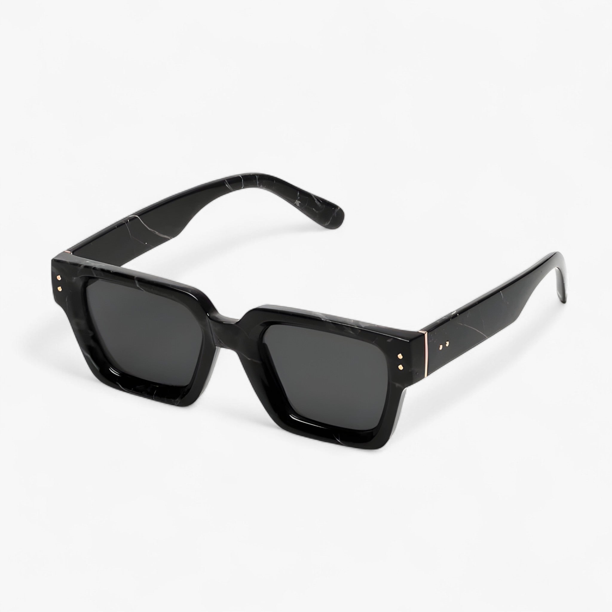 Alaric | Occhiali da sole neri quadrati di lusso unisex firmati - - men sunglasses polarized mens sunglasses Polarized man sunglasses Sunglasses sunglasses polarized men - Concept Palermo