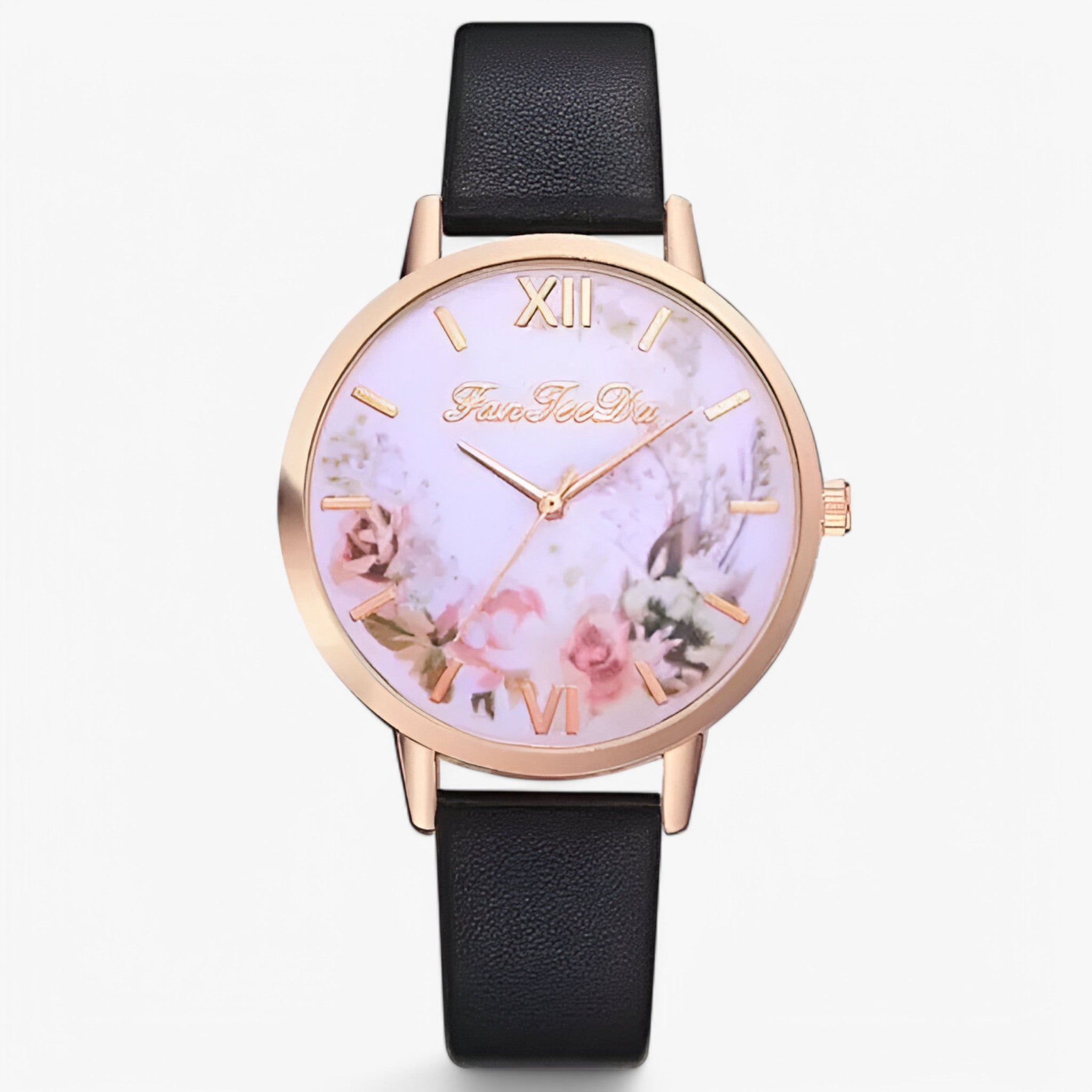 Ashley | Orologio da donna con cinturino in pelle e design semplice e alla moda - nera - female watch watch for women - Concept Palermo
