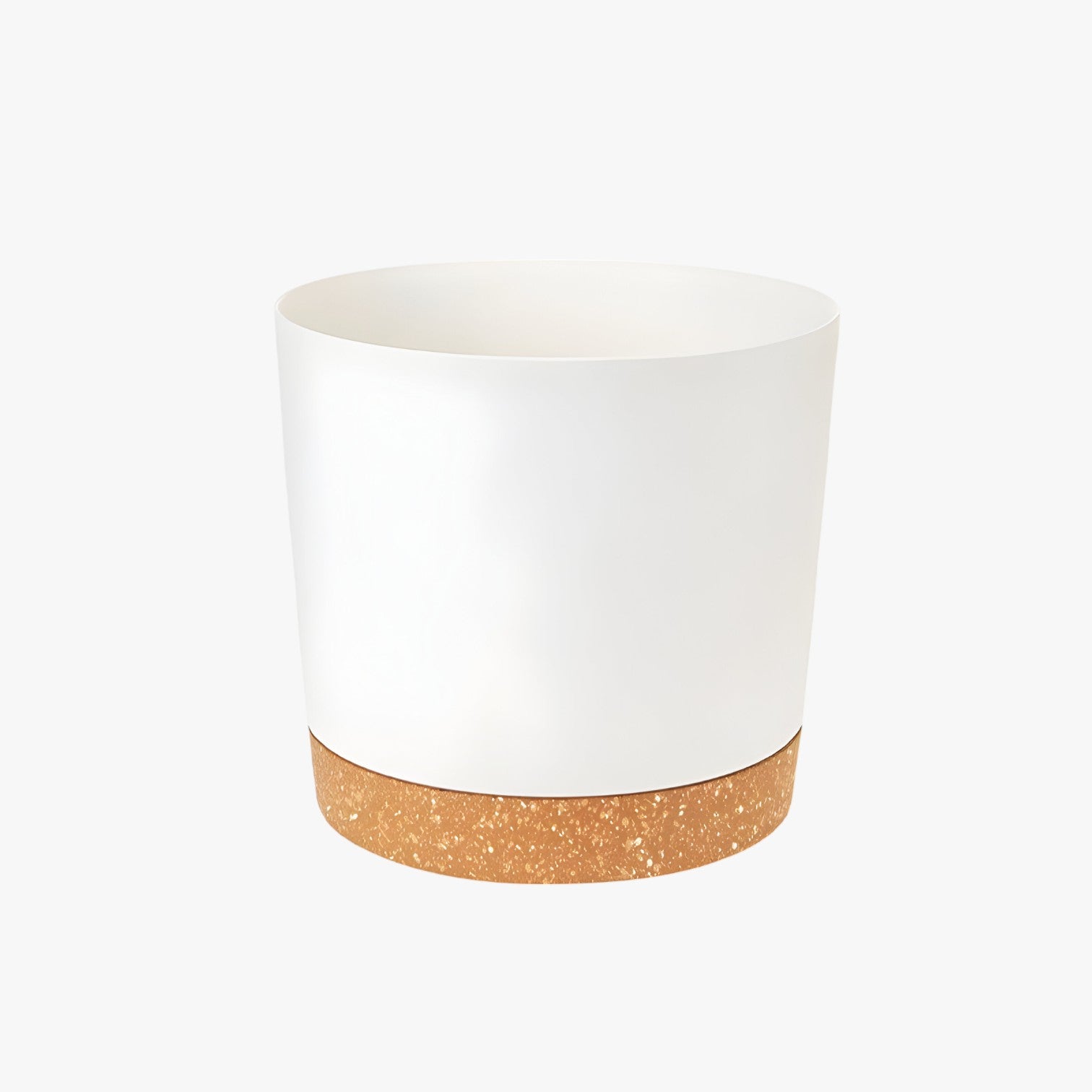 Amancio | Vaso di fiori in plastica elegante - con drenaggio per una crescita sana - Bianco-19.5cm - Garden Garden supplies Home & Garden - Concept Palermo