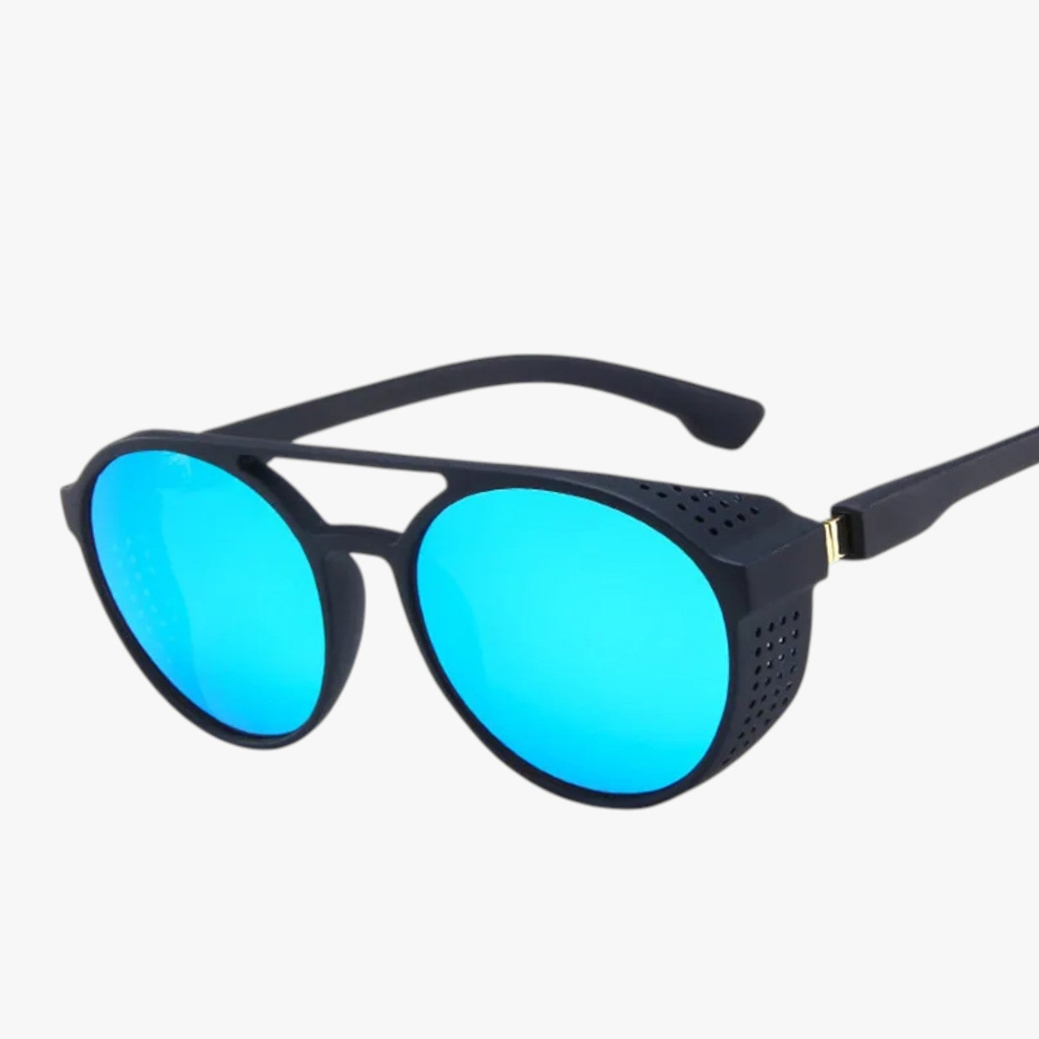 Seth | Occhiali da sole punk vintage per uomo - blu nero Come mostrato nella figura - Fashion Sunglasses mens sunglasses Sunglasses - Concept Palermo