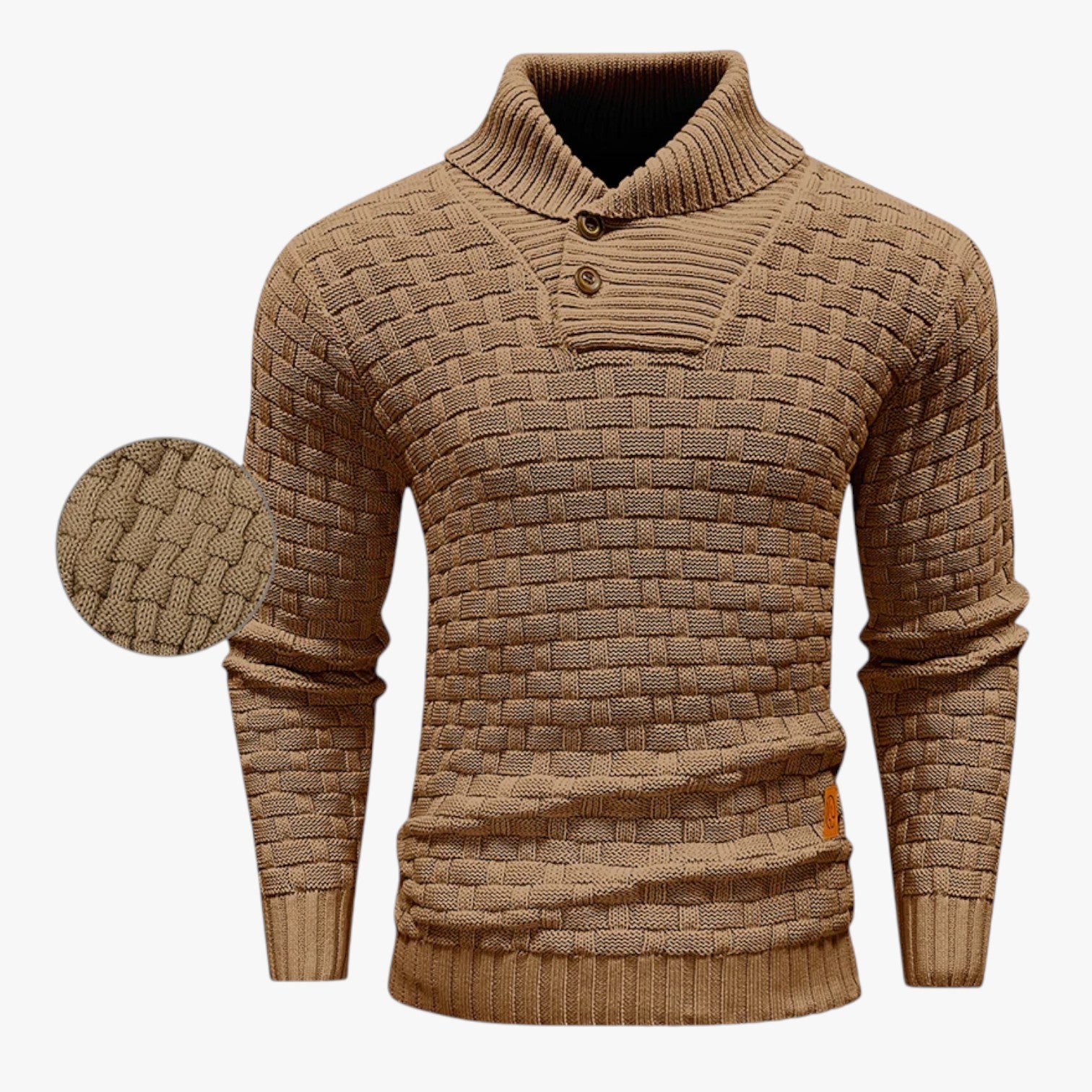 Nathan | Maglione morbido in maglia da uomo in stile invernale caldo con scollo rotondo - - Sweater sweater men sweaters - Concept Palermo