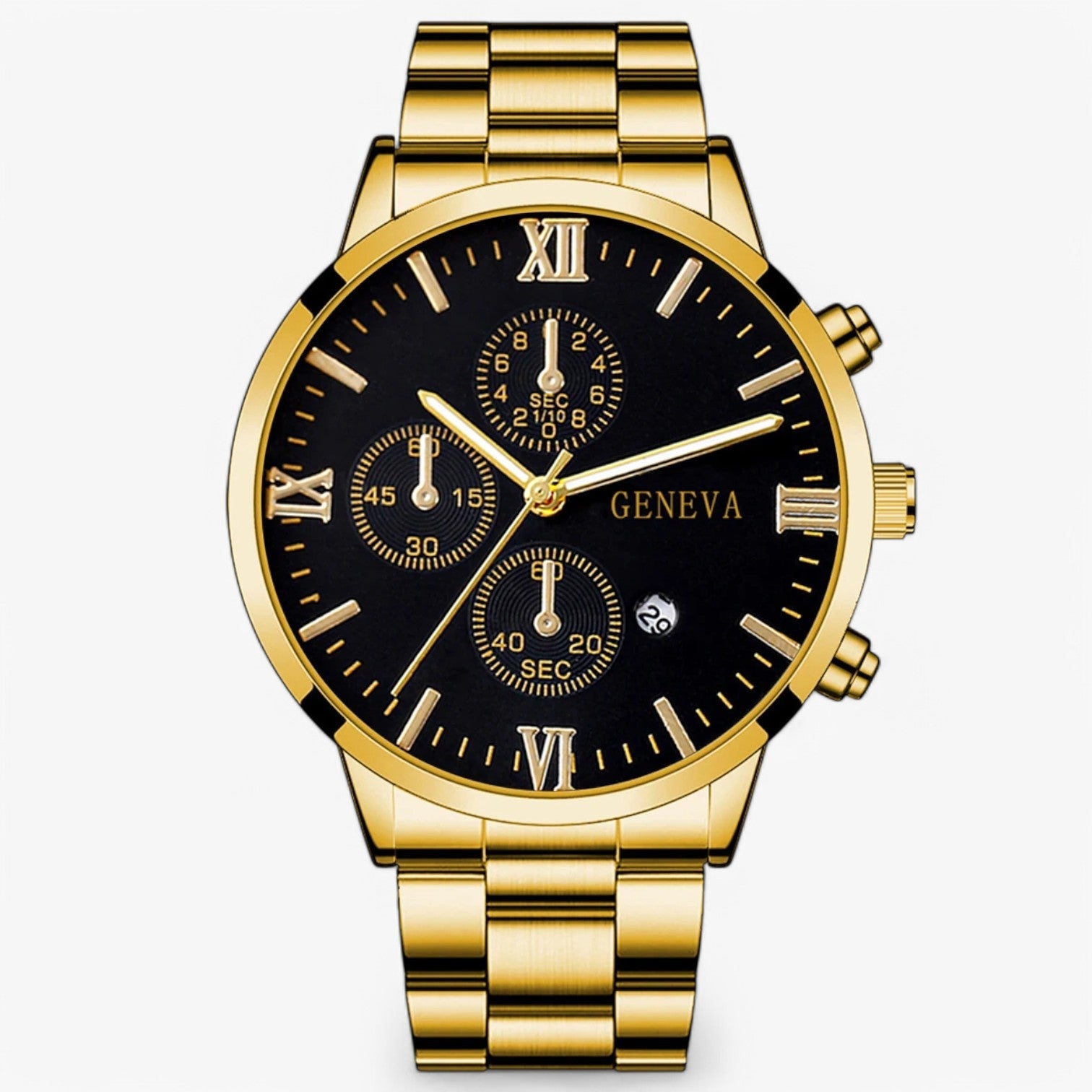 Moritz | Set di orologi romani dorati – Elegante e completo - - mens accessory watch watch for men - Concept Palermo