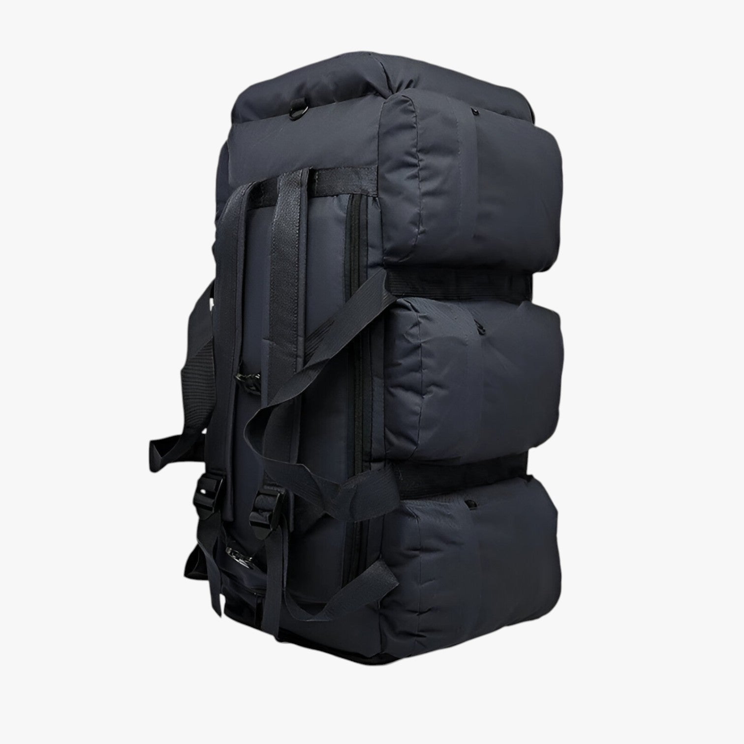 Ivo | Robust 100L borsa da viaggio – Spazio ideale per ogni avventura - 100L Nero - Backpacks bag mens bag - Concept Palermo